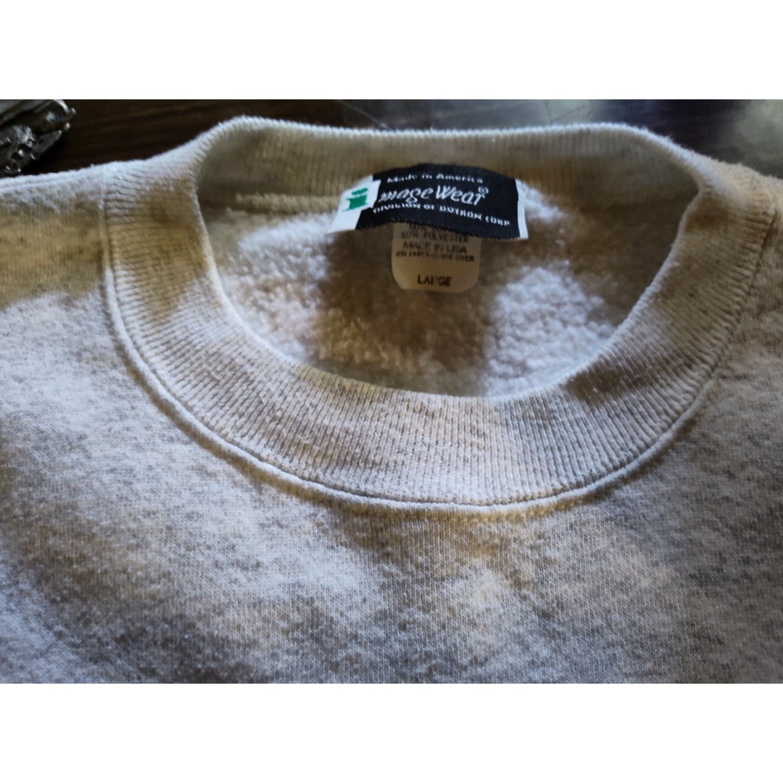 Chippewa VINTAGE Image Wear Central Michigan University Chipewas Embroidered Sweatshirt Mens Size L Gray Pullover Sweatshirt Embroidered University 50/50 Size US L / EU 52-54 / 3 - 2 Thumbnail