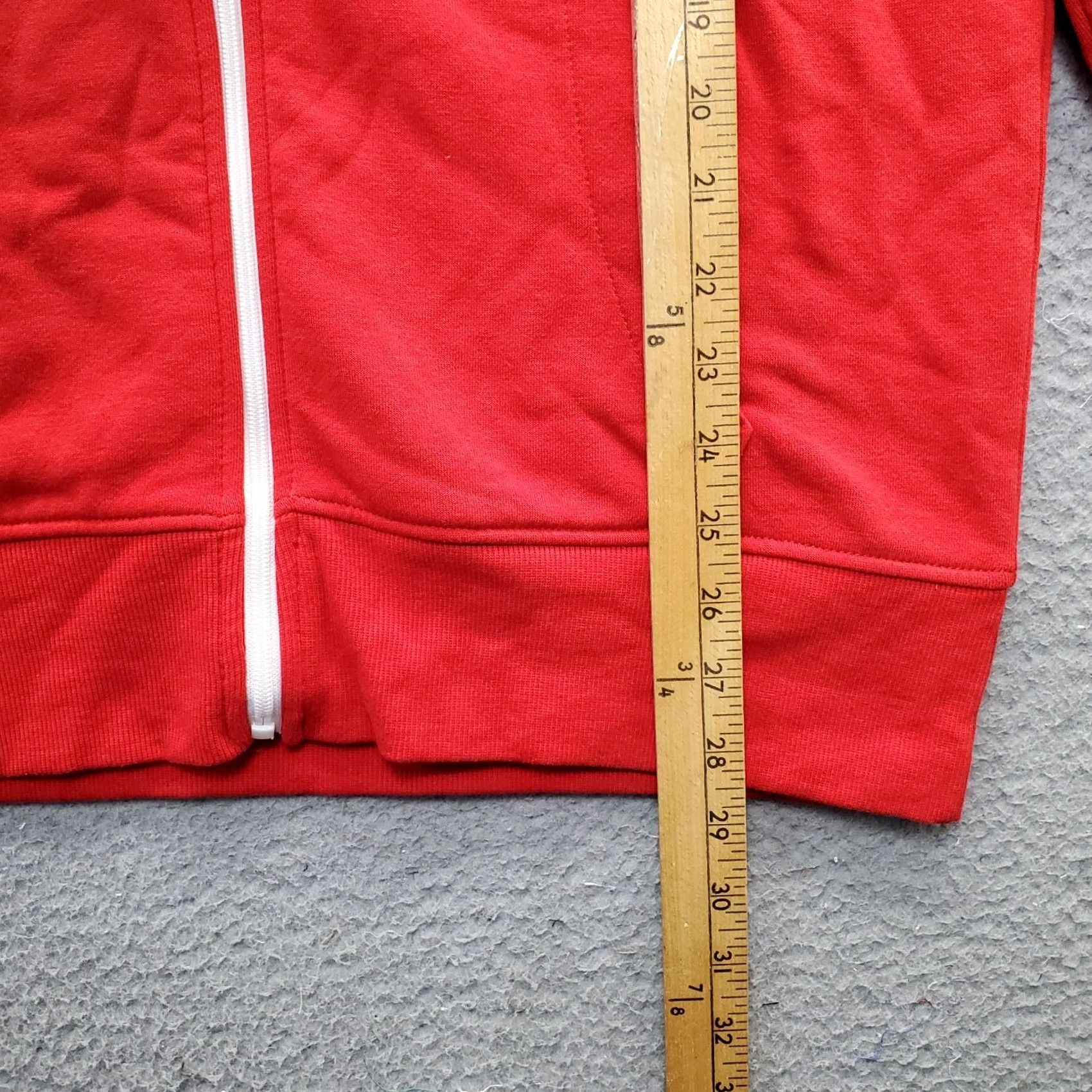 Vintage Ragwear Full Zip Hoodie Womens M Red Seaside Park Pockets Hooded ZH6324 Size M / US 6-8 / IT 42-44 - 4 Thumbnail