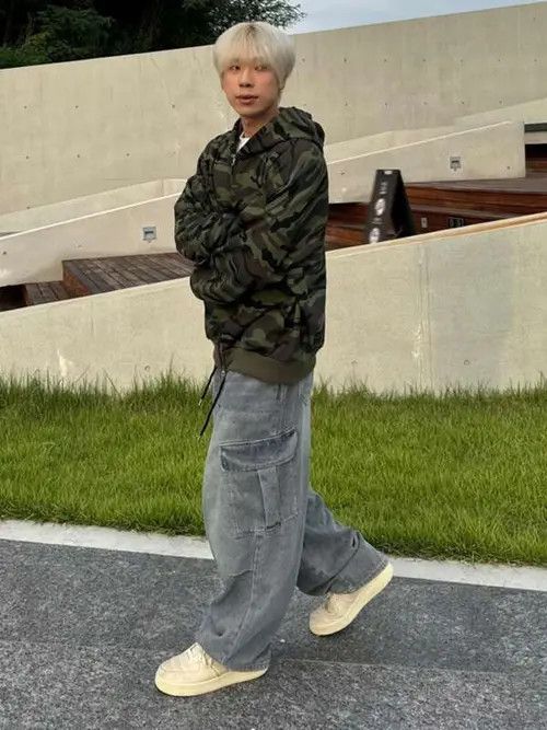 Designer × Japanese Brand × Vintage y2k baggy cargo hiphop Faded pants Size US 35 - 3 Thumbnail
