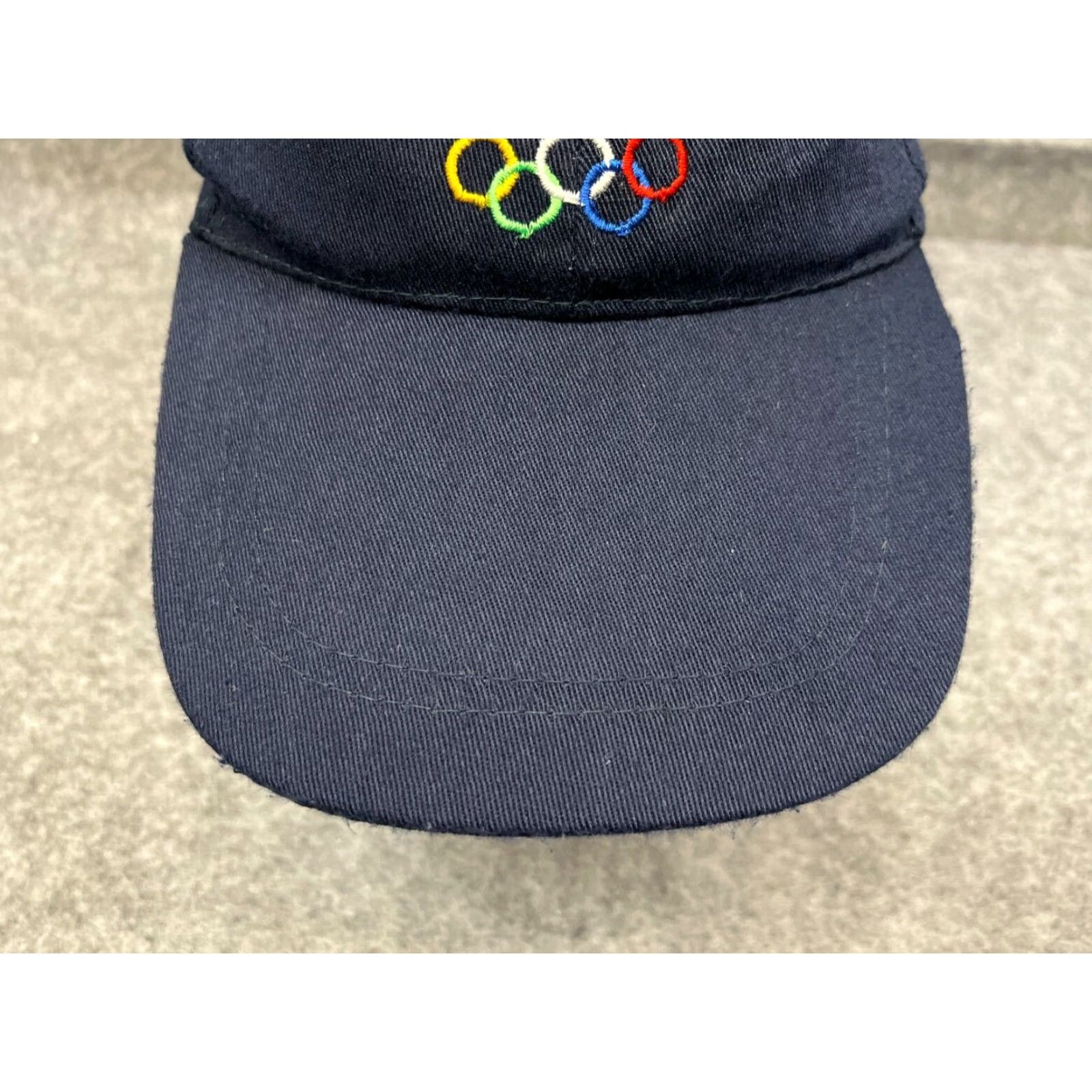 Vintage Beijing 2008 Summer Olympics Hat Cap Strap Back Adult Blue Cotton Embroidered Baseball Cap Unisex Adults Blue Olympics Sports Adjustable Size ONE SIZE - 3 Thumbnail
