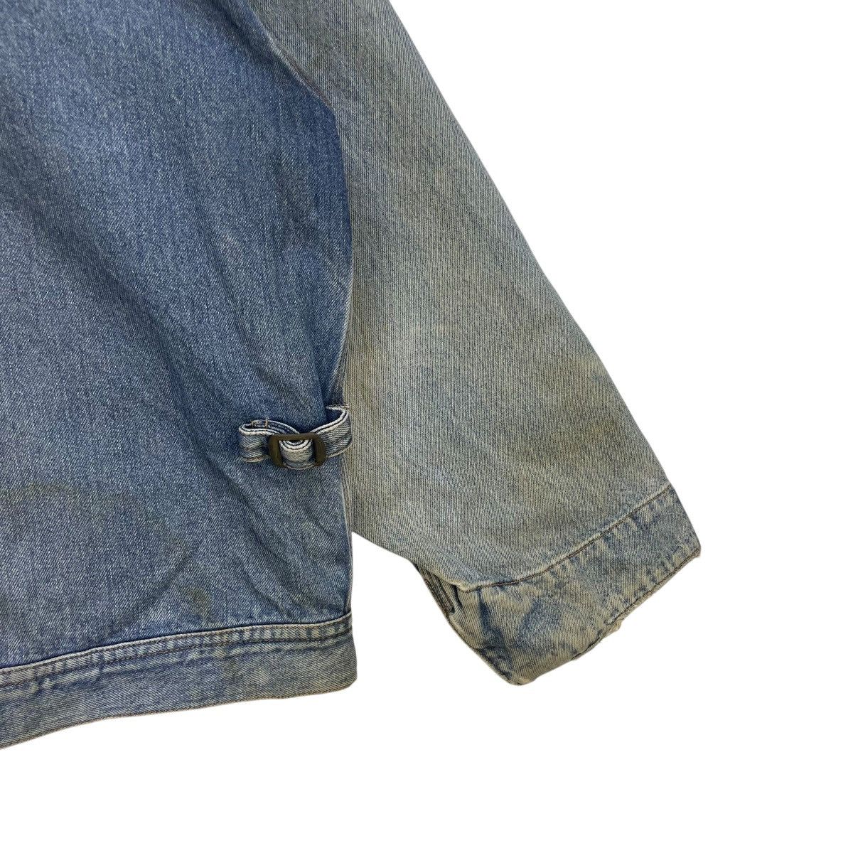 HOLLYWOOD RANCH MARKET × Vintage Vintage Distressed Sportwear Long Wearing Denim Trucker Size US M / EU 48-50 / 2 - 10 Thumbnail