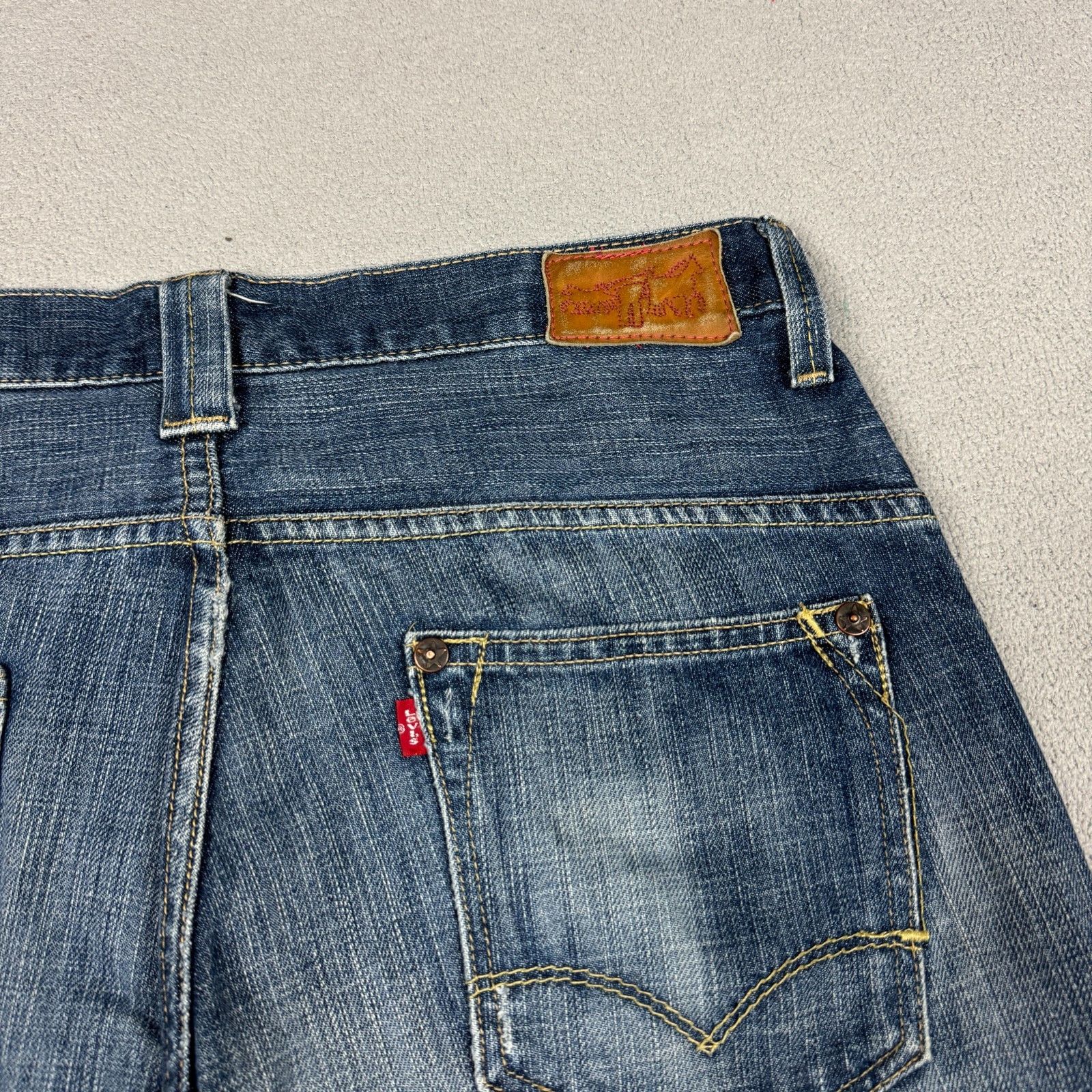 Levi's Vintage Clothing VTG Levi's RED Jeans W34 L30 Bootcut Distressed Indigo Denim Size US 34 / EU 50 - 9 Thumbnail