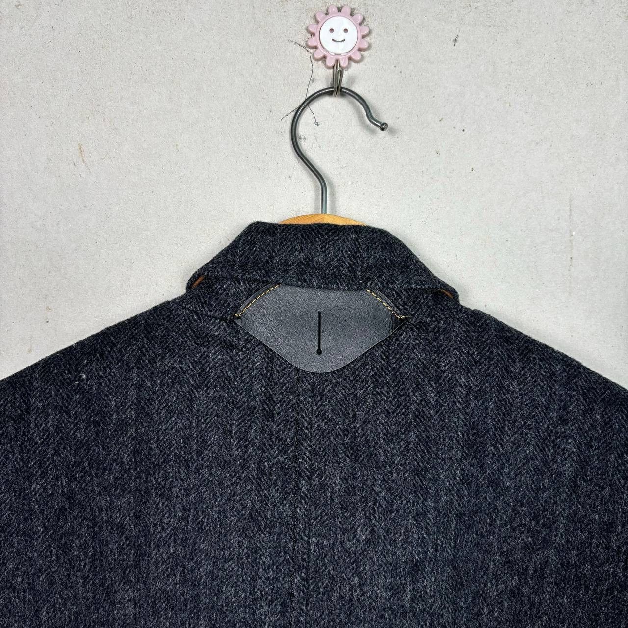 Coach COACH Wool Herringbone Overcoat Leather Elbow Patches Small Size US S / EU 44-46 / 1 - 6 Thumbnail