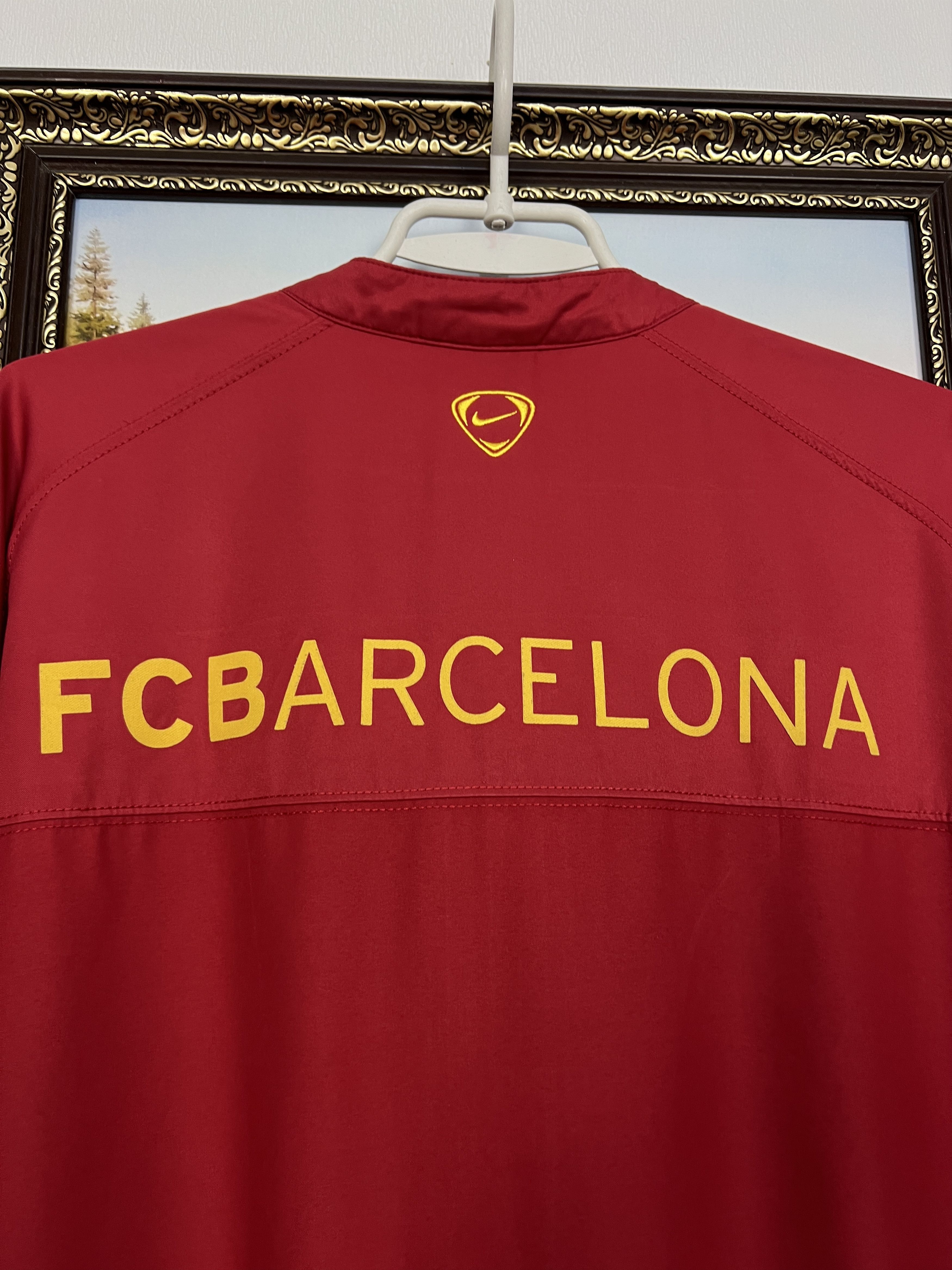 Nike Vintage Nike FC Barcelona Football Jacket Soccer Bomber Zip Size US M / EU 48-50 / 2 - 12 Thumbnail