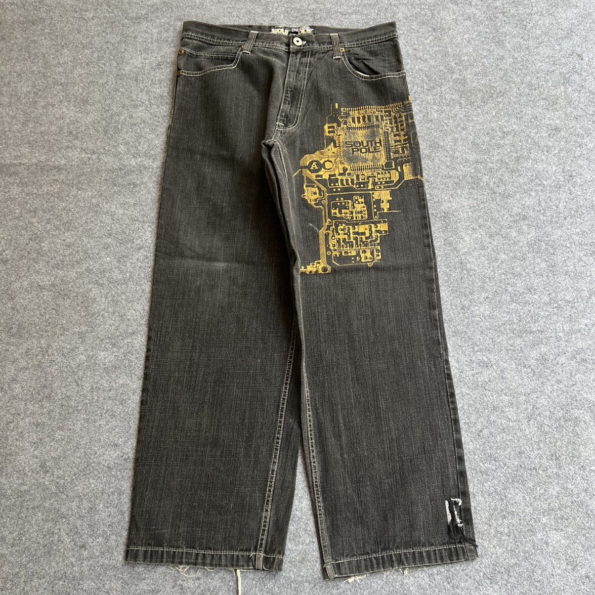Southpole × Vintage Crazy Vintage South Pole Baggy Jeans Size US 36 / EU 52 - 2 Thumbnail