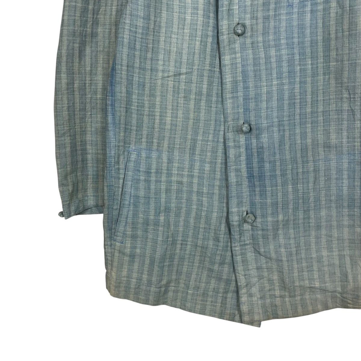 Issey Miyake Vintage 80s Issey Miyake Hickory Faded Jacket Size US M / EU 48-50 / 2 - 3 Thumbnail