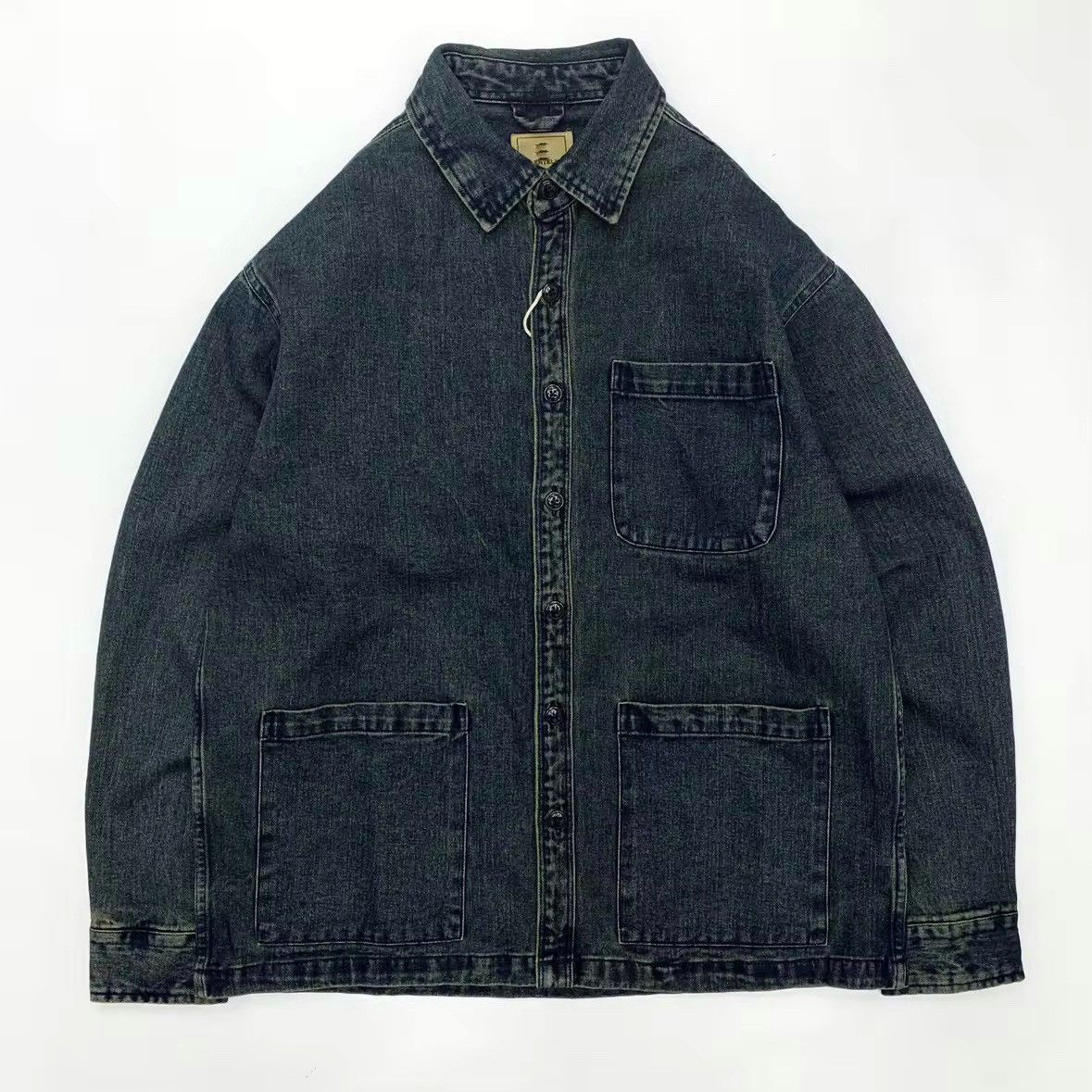 Vintage Denim Vintage Retro Style Blue Streetwear Jacket Size US L / EU 52-54 / 3 - 1 Thumbnail