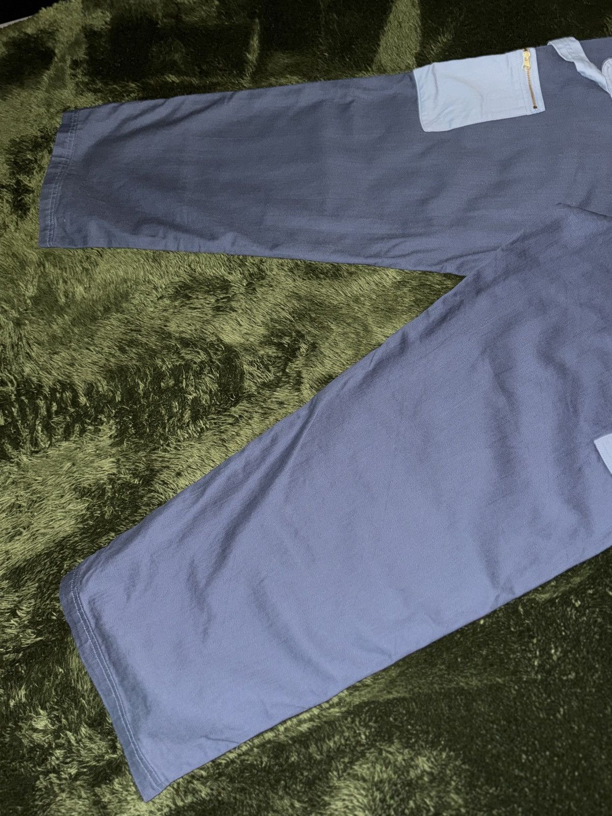 Puma × Rhude [L] PUMA x Rhude rhuigi Heavy Cotton Double Knee Pants Blue Size US 36 / EU 52 - 10 Thumbnail