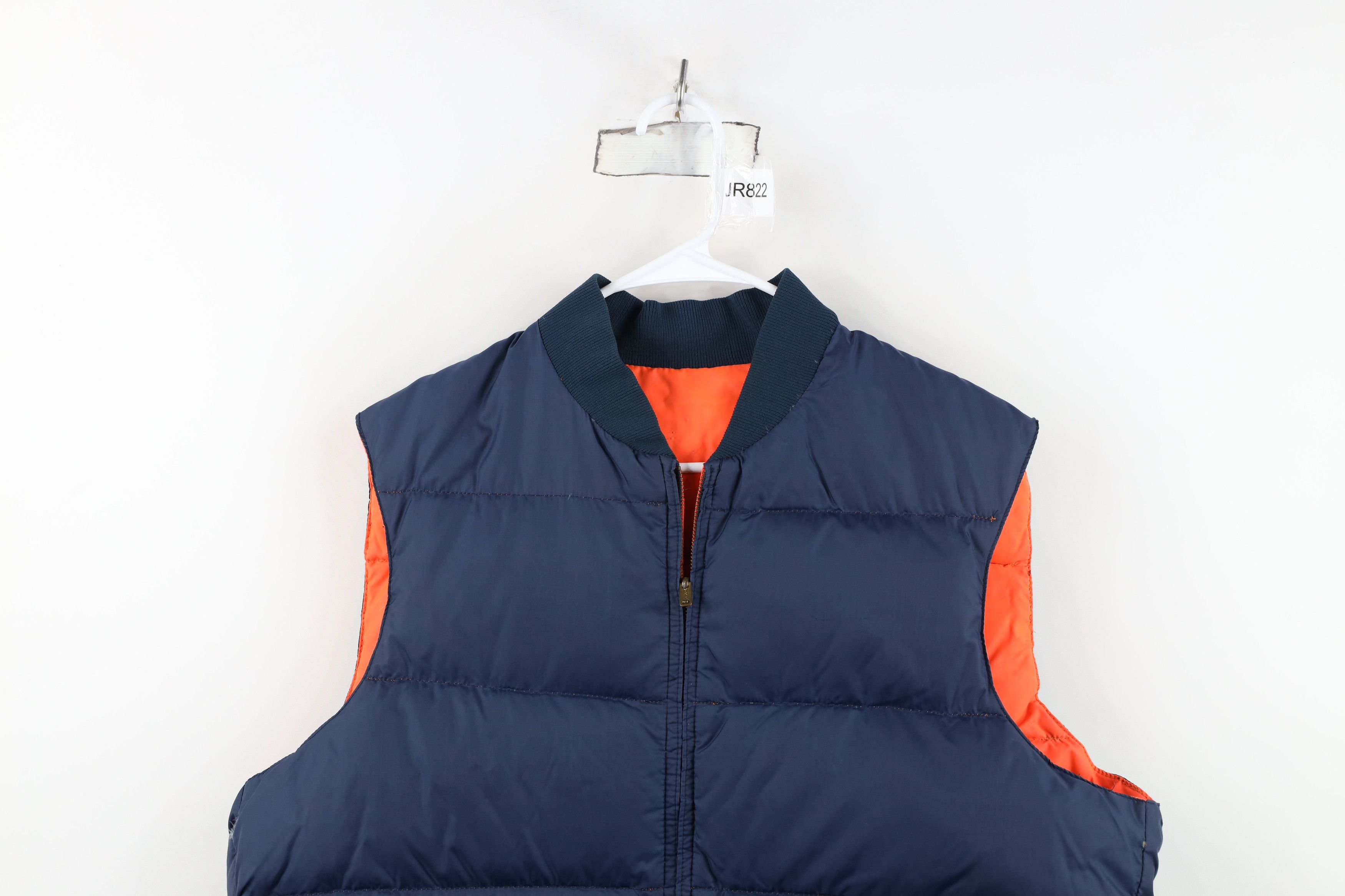 Vintage Vintage 70s Streetwear Reversible Puffer Vest Jacket Size US XL / EU 56 / 4 - 2 Thumbnail