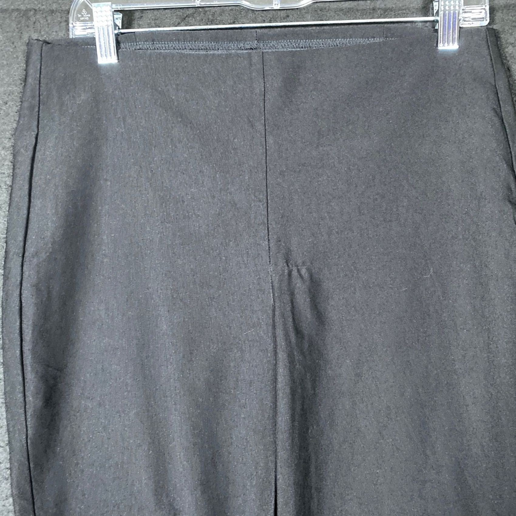 Vintage Chico's Womens Pants Black Pull On Ankle Rayon Nylon Blend Stretch 0.5 (6) Size 28" / US 6 / IT 42 - 2 Thumbnail