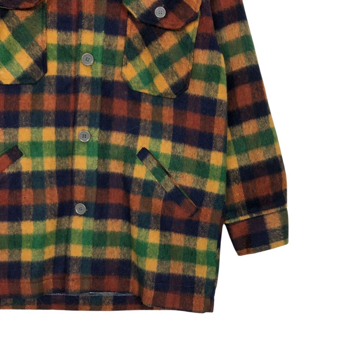 Japanese Brand 🔥VINTAGE WOOL CHORE JACKET TARTAN UNBRANDED ISSEY MIYAKE Size US M / EU 48-50 / 2 - 7 Thumbnail