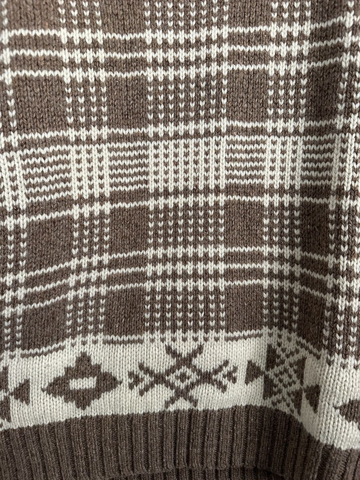 Polo Ralph Lauren Polo Ralph Lauren Plaid Wool Linen Sweater Nordic Country Size US M / EU 48-50 / 2 - 4 Thumbnail