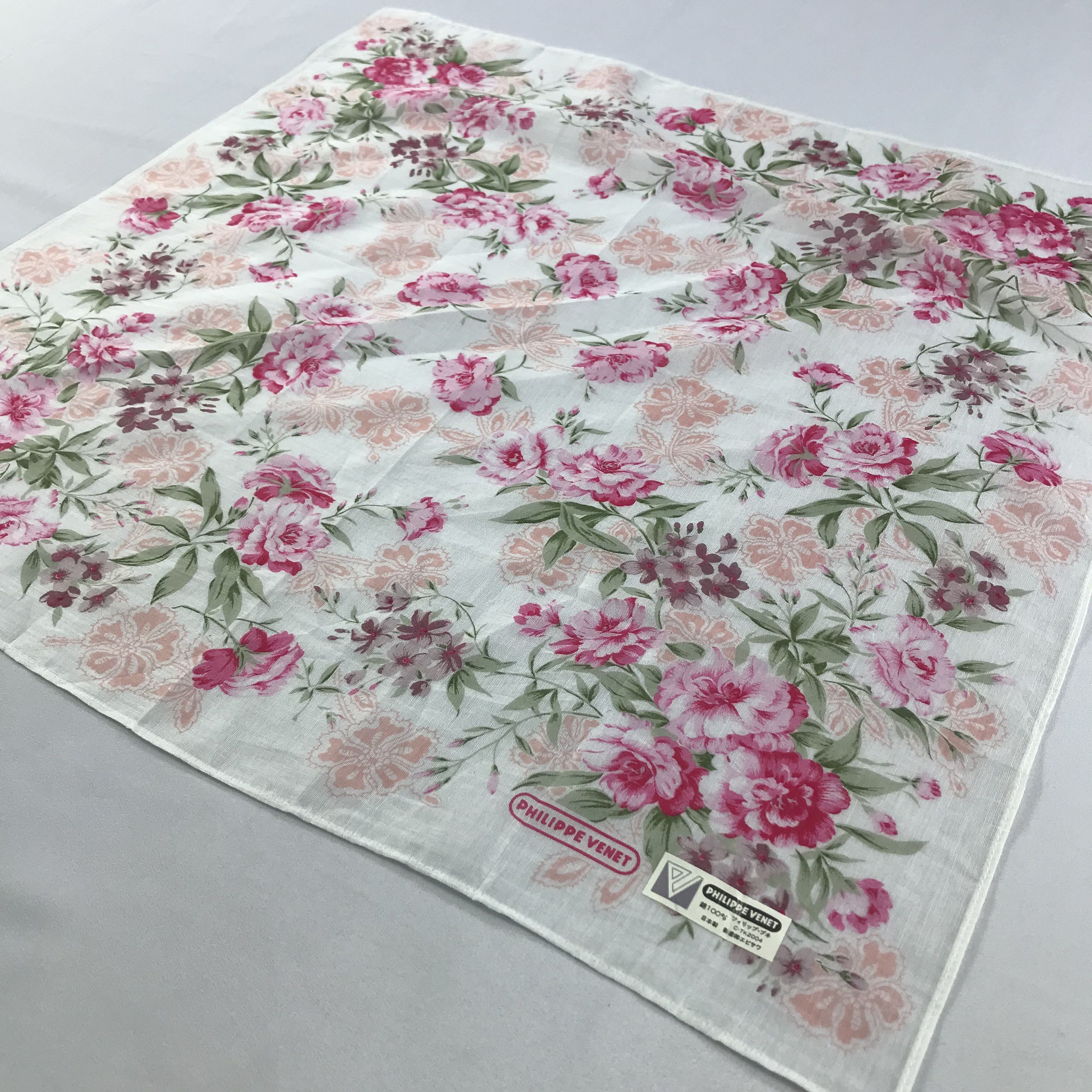 Vintage Philippe Venet Bandana / Handkerchief / Neckerchief - S2674 Size ONE SIZE - 2 Thumbnail