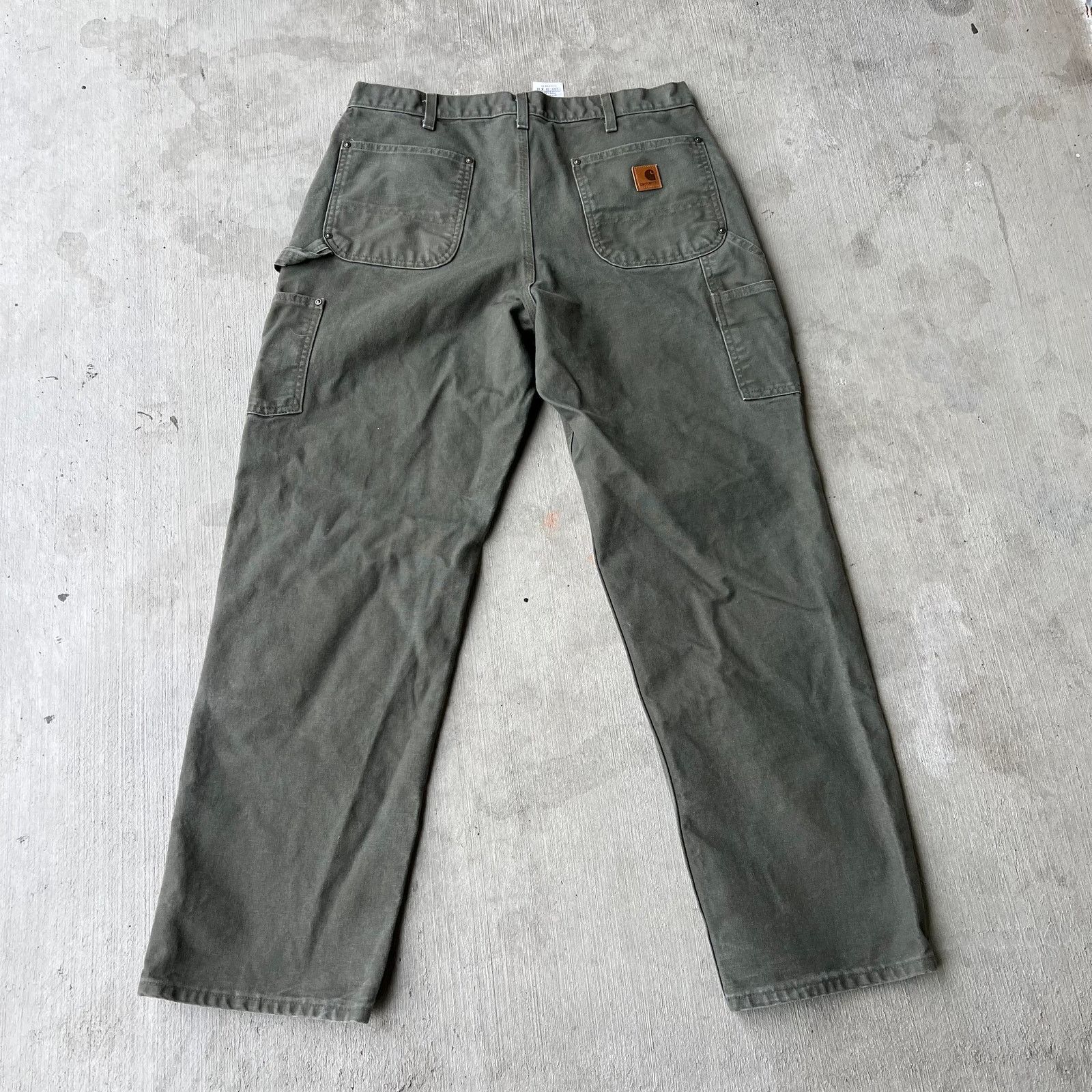 Carhartt × Vintage Carhartt green double knee work wear carpenter pants Size US 34 / EU 50 - 5 Thumbnail