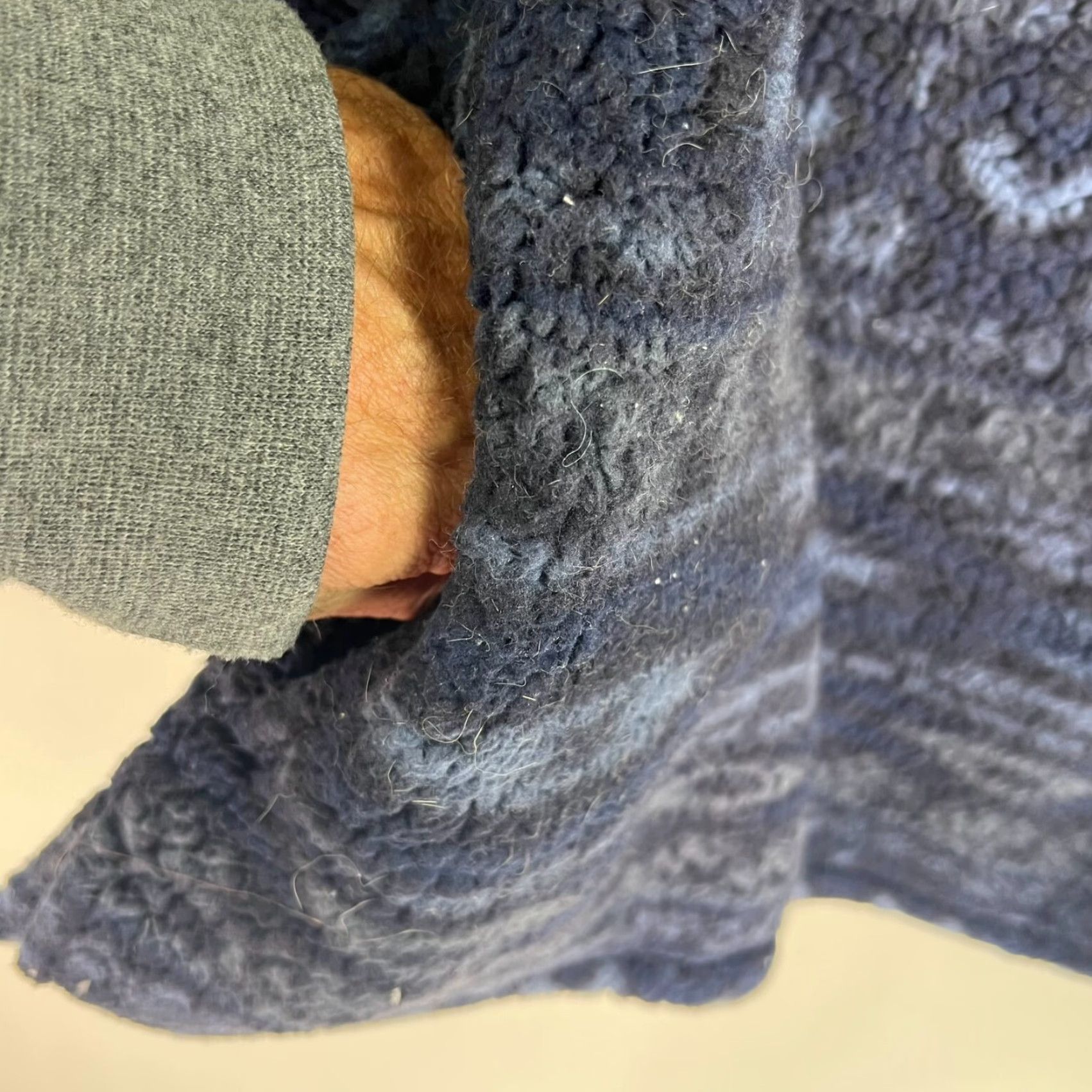Vintage Nike Shirt Alpine Sherpa 1/4 Zip Pockets Pullover Sweatshirt Mens XL Blue Geometric Pattern Classic Outdoor 60s Decade College Mens Size US XL / EU 56 / 4 - 4 Thumbnail