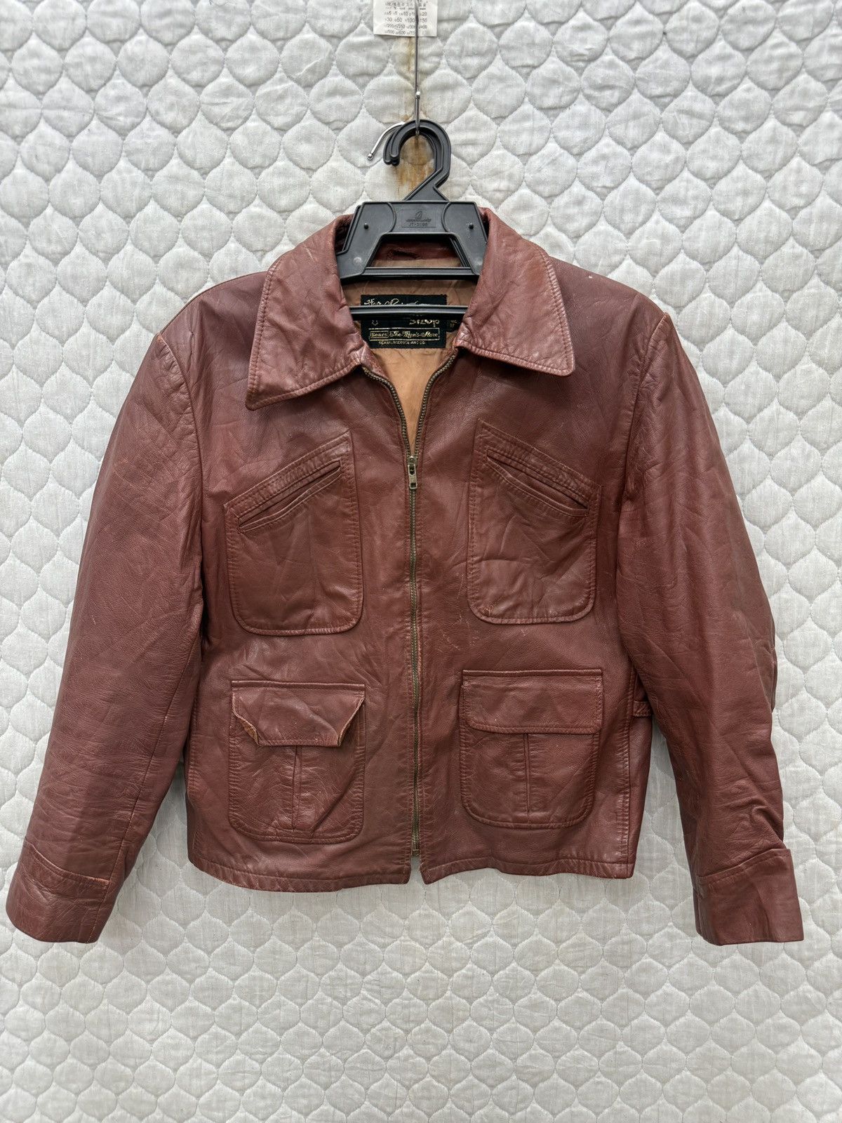 Sears 🔥🔥🔥ARCHIVE VINTAGE SEARS LEATHER JACKET Size US S / EU 44-46 / 1 - 1 Thumbnail