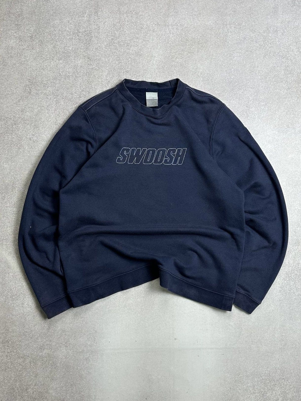 Nike Vintage Nike Swooosh Spellout Retro Sweatshirt Y2K M Size US M / EU 48-50 / 2 - 1 Thumbnail