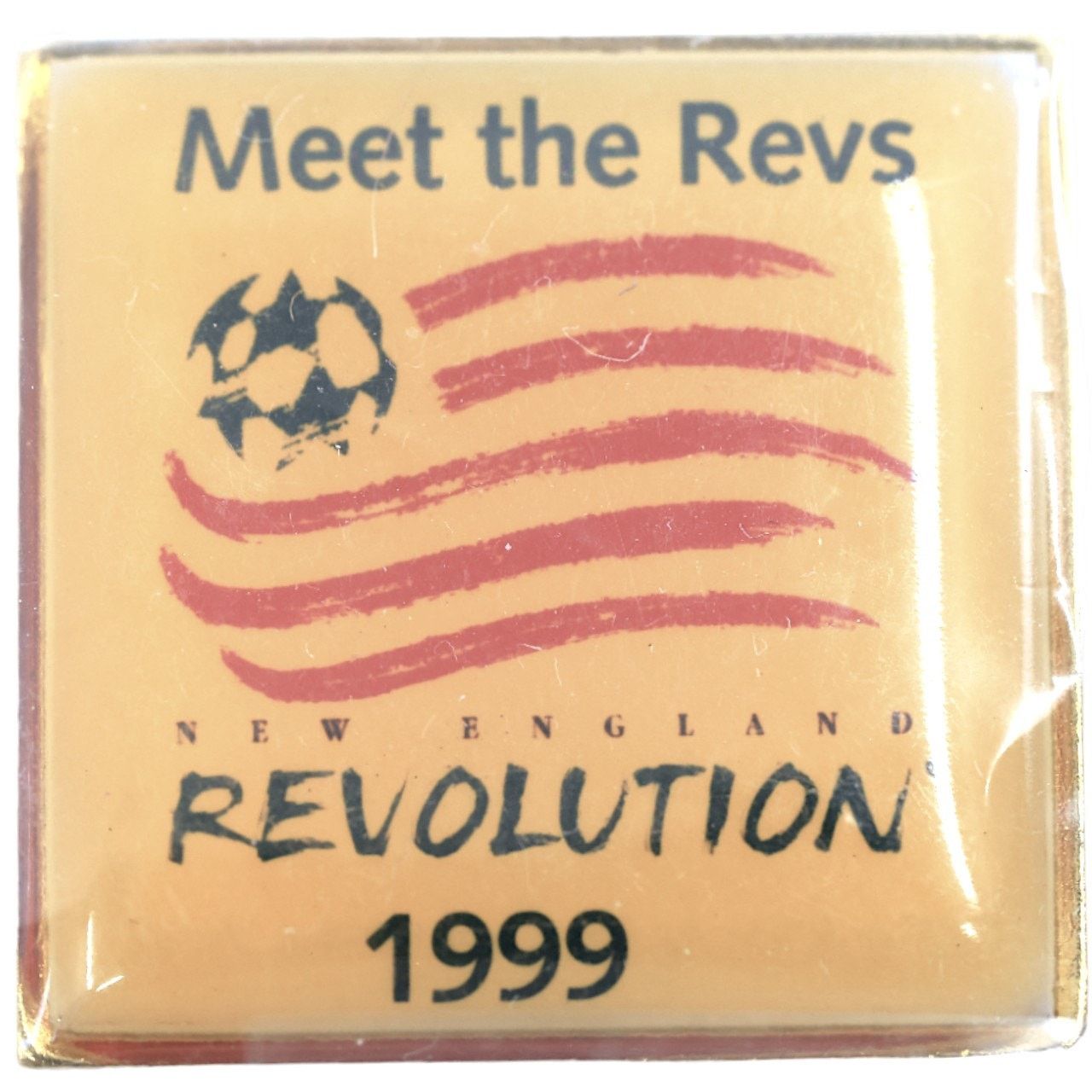 Other New England Revolution 1999 Meet the Revs MLS Vintage Pin Size ONE SIZE - 4 Thumbnail