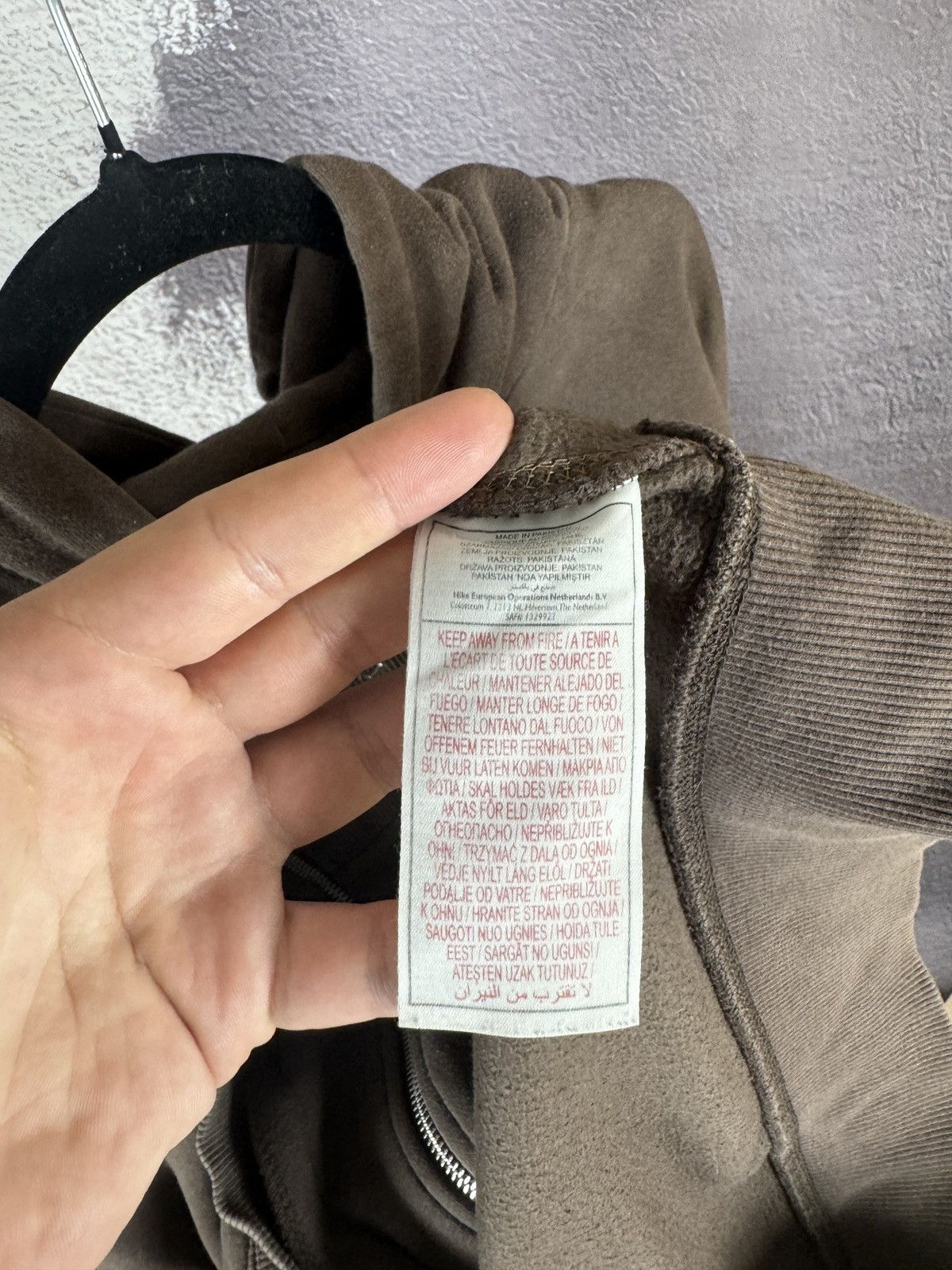 Nike Nike vintage Y2K brown faded hoodie swoosh drill Size US XL / EU 56 / 4 - 12 Thumbnail