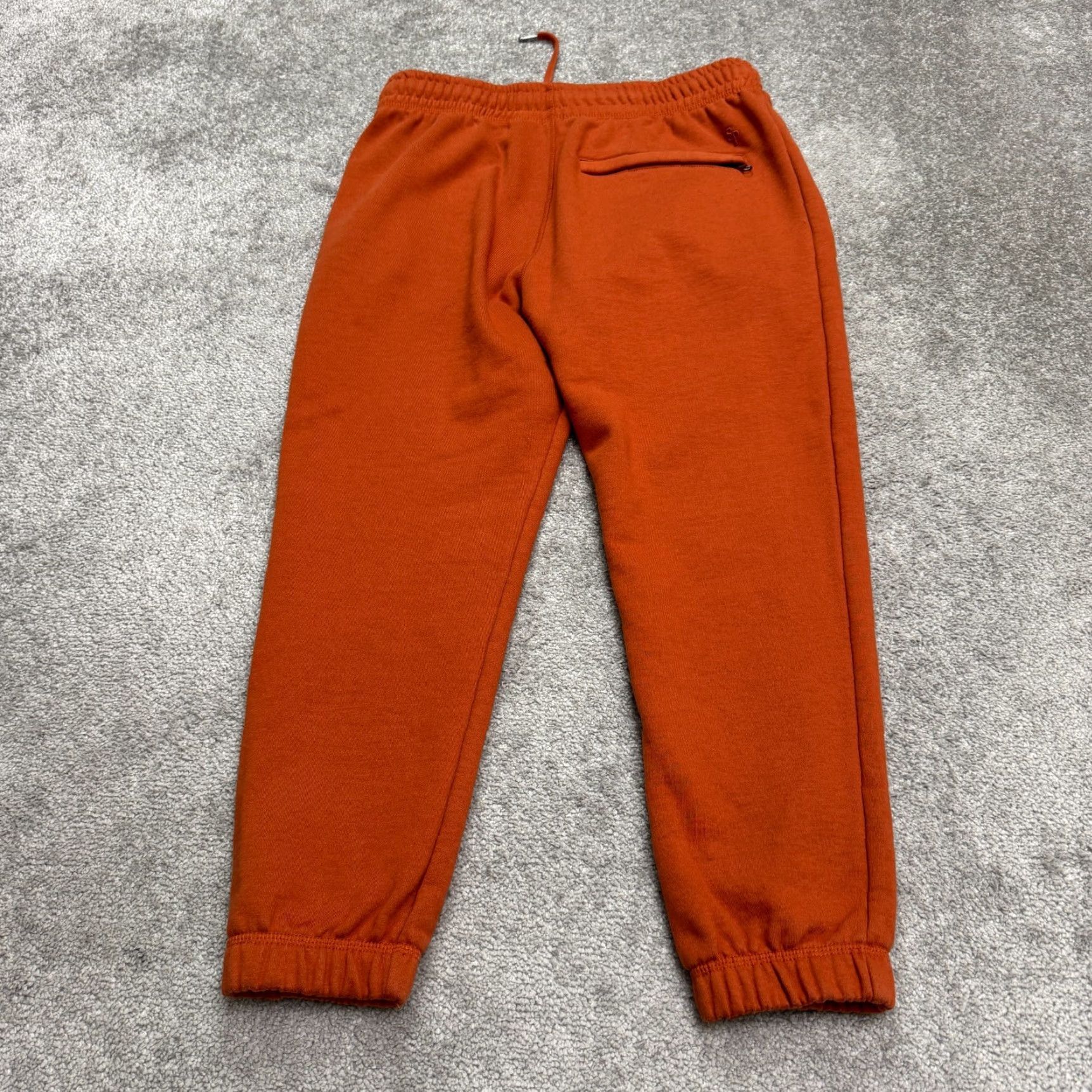 Palace Maison Article Sweatpants Men Medium 32x26 Rust Orange Fleece Jogger Shoe Palace Size US 31 - 2 Thumbnail