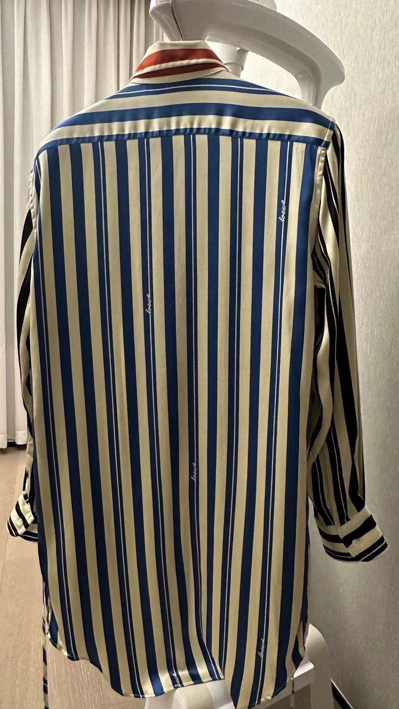 Loewe LOEWE size38 Silk men's shirt (size 38) Size US XXS / EU 40 - 2 Thumbnail