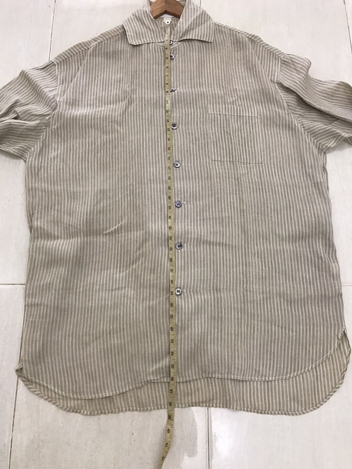 Comme des Garcons Homme 80s Comme des garcons Homme Linen Shirt Size US XXL / EU 58 / 5 - 12 Thumbnail