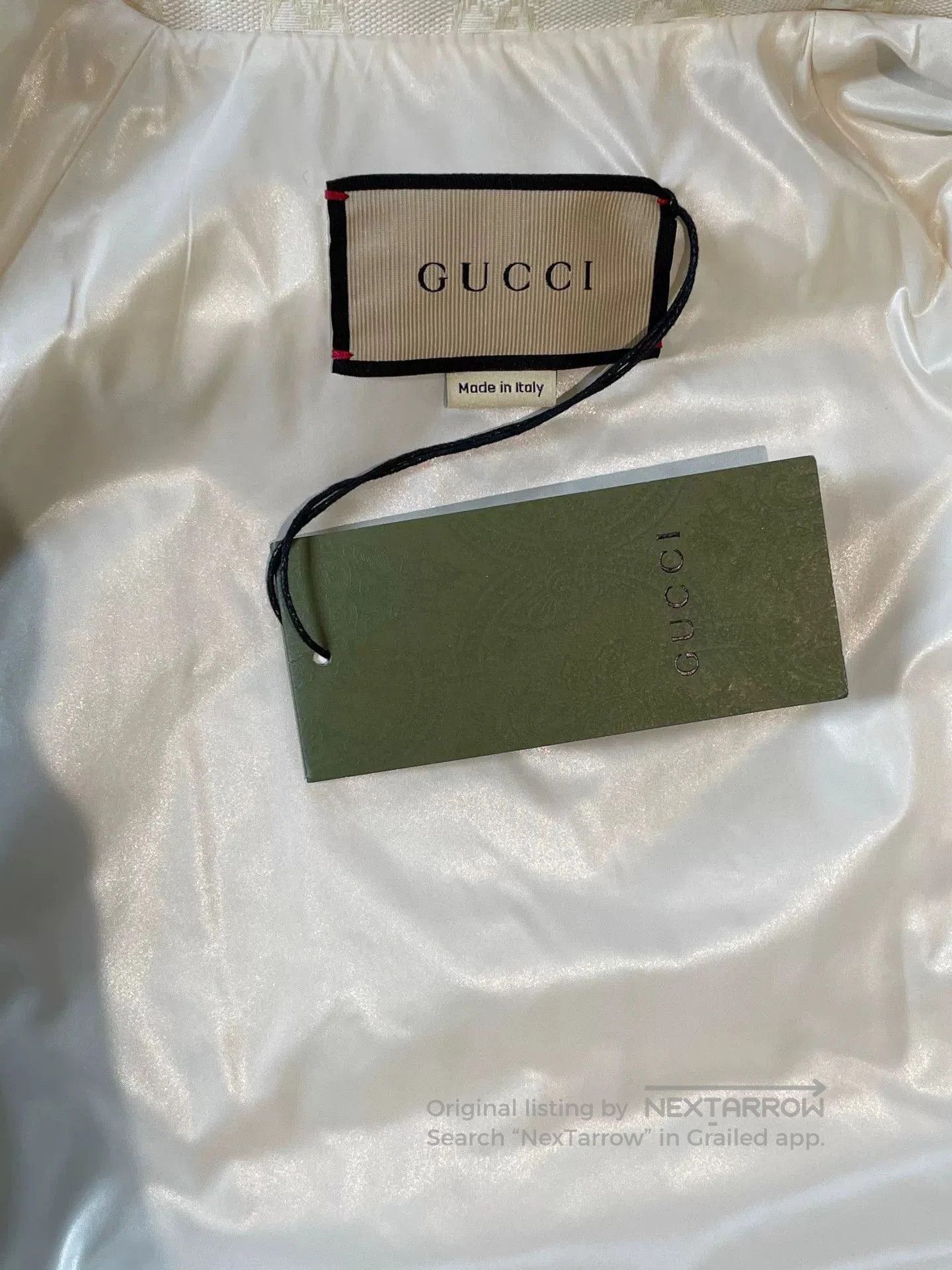 Gucci Gucci Cream High-Neck Ski Jacket. Size US M / EU 48-50 / 2 - 6 Thumbnail
