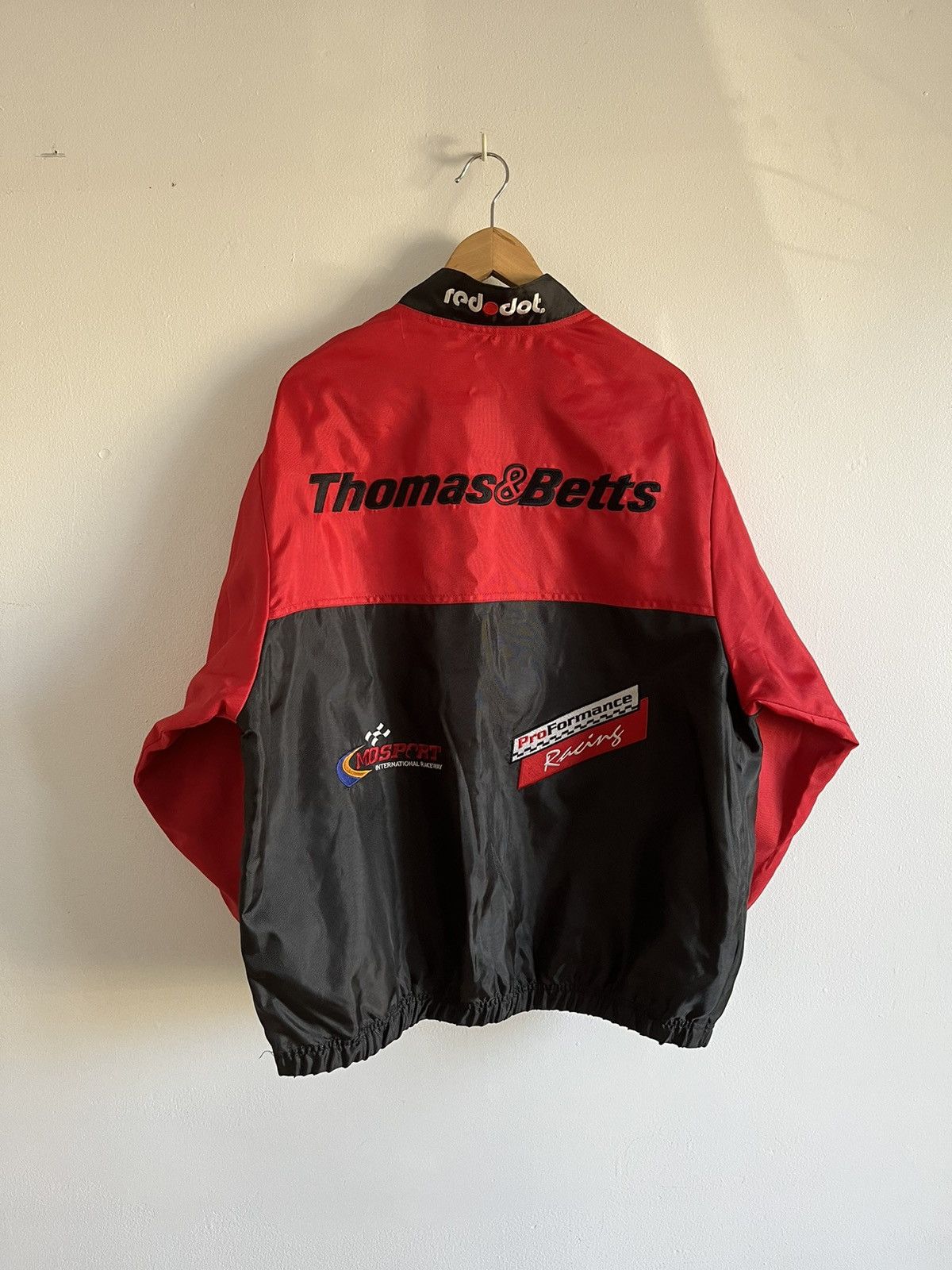 Vintage Vintage Y2K Saxon Racing Moto Patched Nylon Jacket Size US XL / EU 56 / 4 - 10 Thumbnail