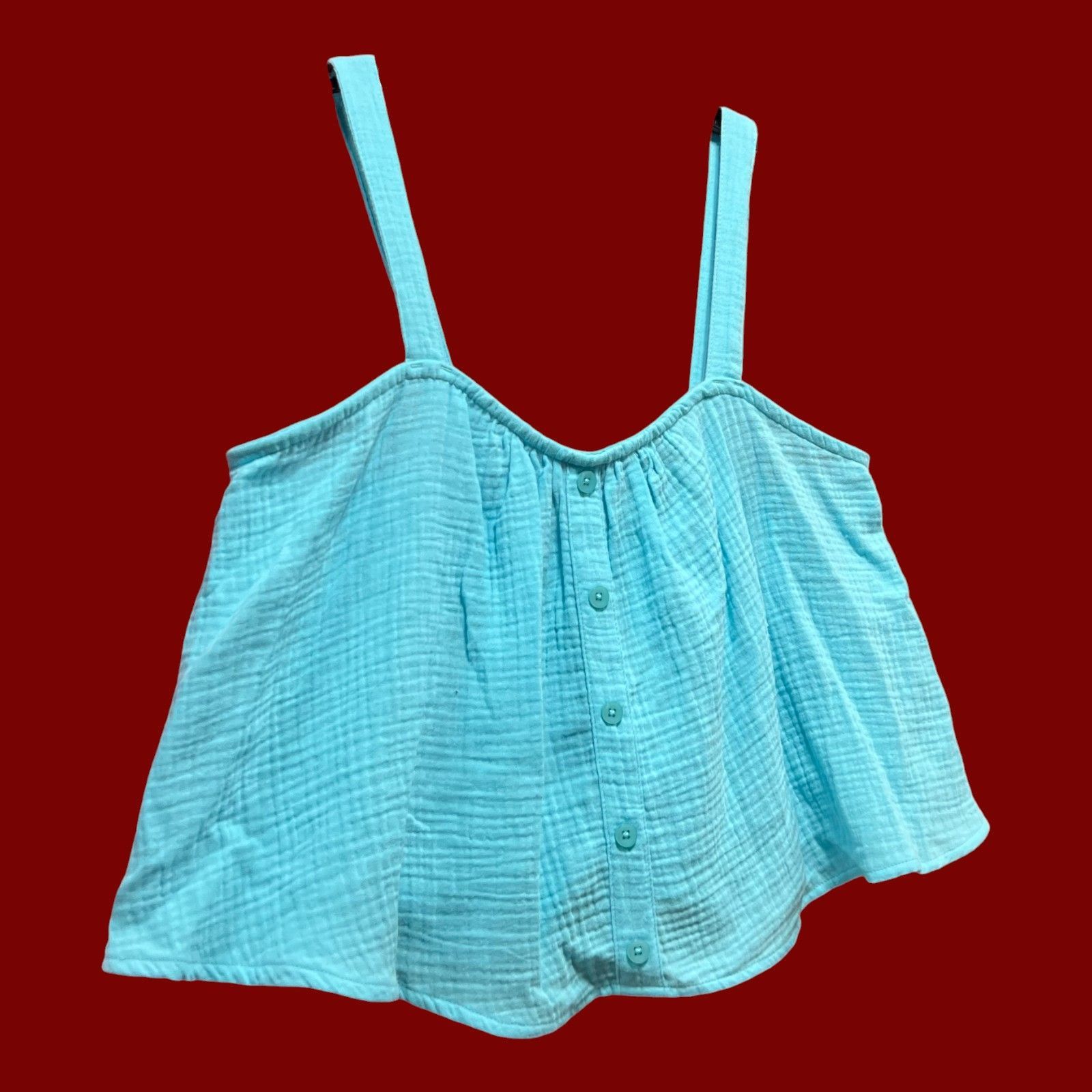 Other Colsie - Women's Tiny Tank Top - Light Blue - Small Size S / US 4 / IT 40 - 13 Thumbnail