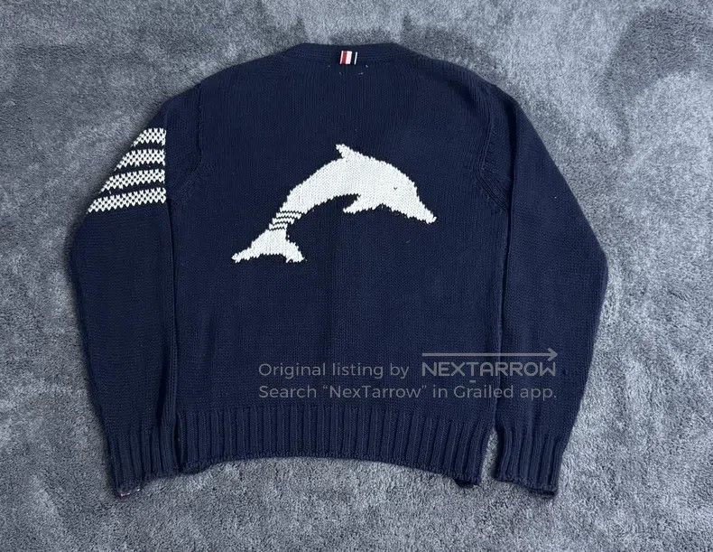 Thom Browne Thom Browne Dolphin T-shirt Size US L / EU 52-54 / 3 - 2 Thumbnail