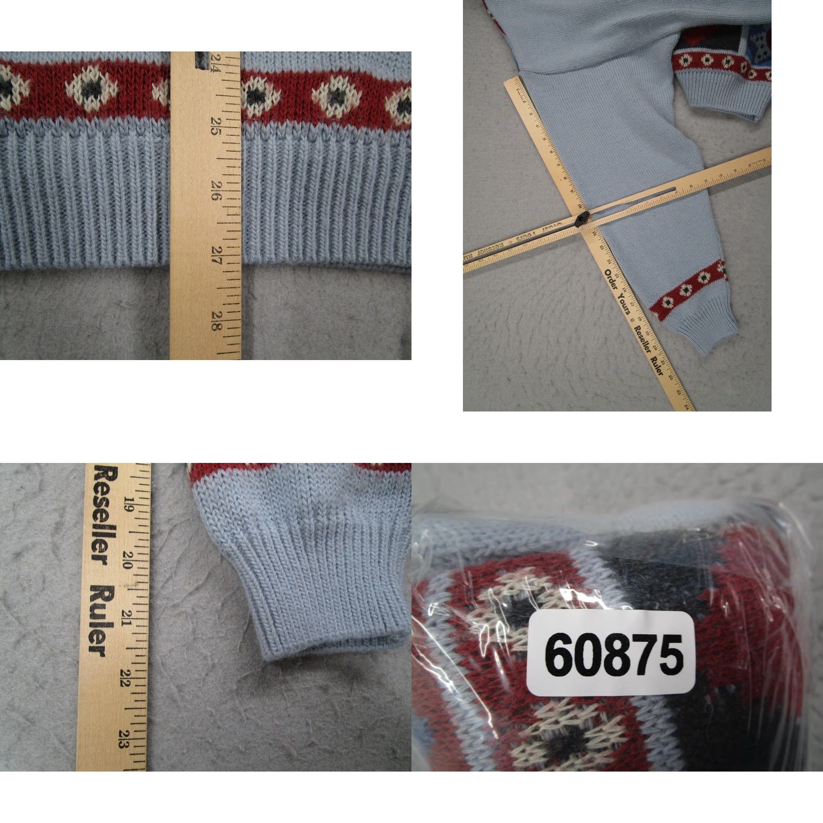Vintage VINTAGE Sergio Sweater Mens Medium Blue Heart Fair Isle Knit Wool Italy 90s Size US M / EU 48-50 / 2 - 8 Thumbnail