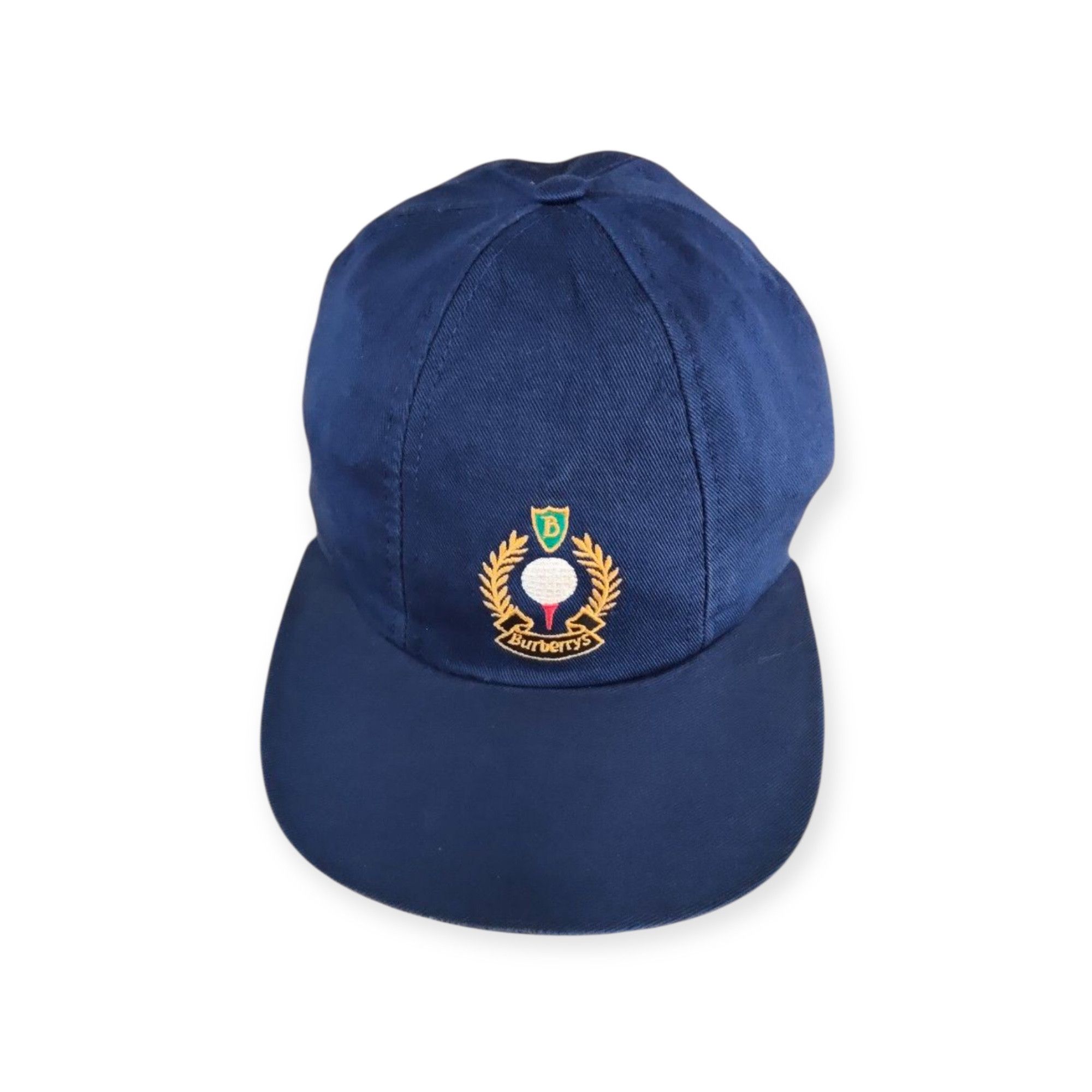 Burberry Vintage Burberrys Navy Blue Cap Size ONE SIZE - 1 Thumbnail