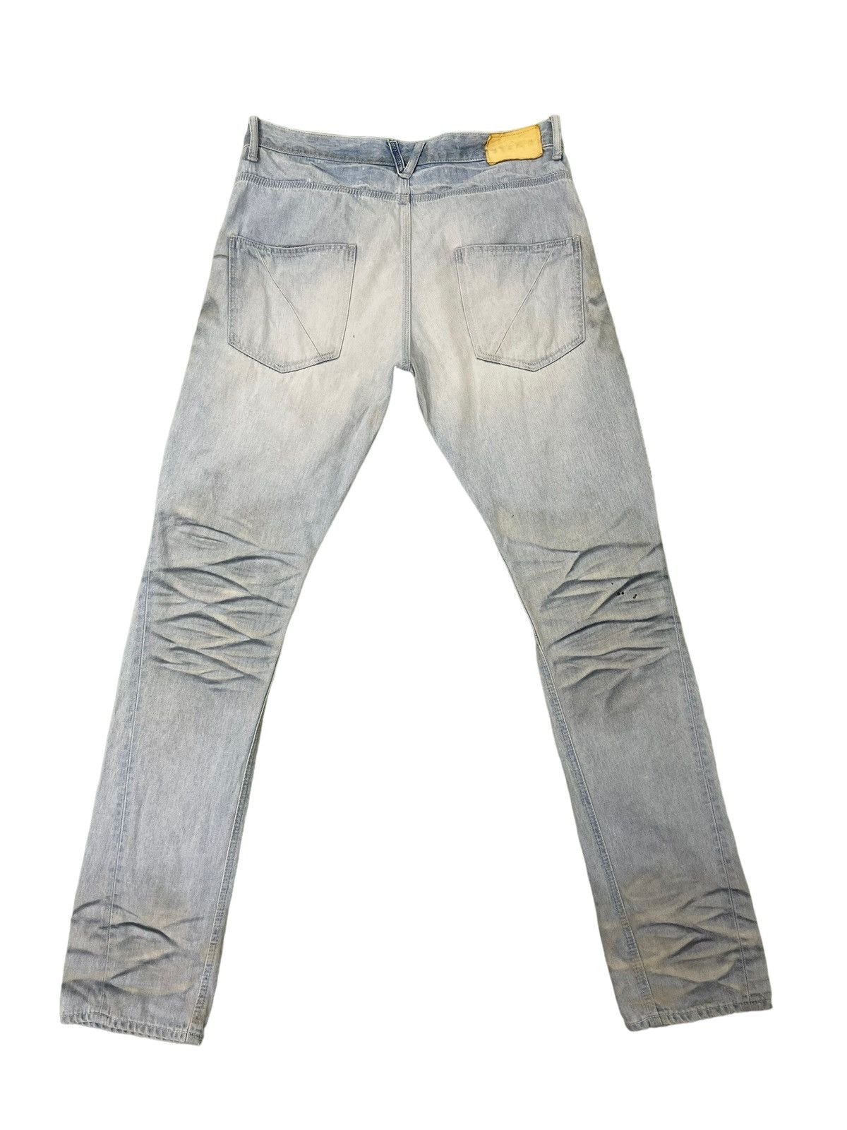 Japanese Brand Slim Jeans Vanquish Japan Distress Acid Wash 6🟦9 Size US 35 - 12 Thumbnail