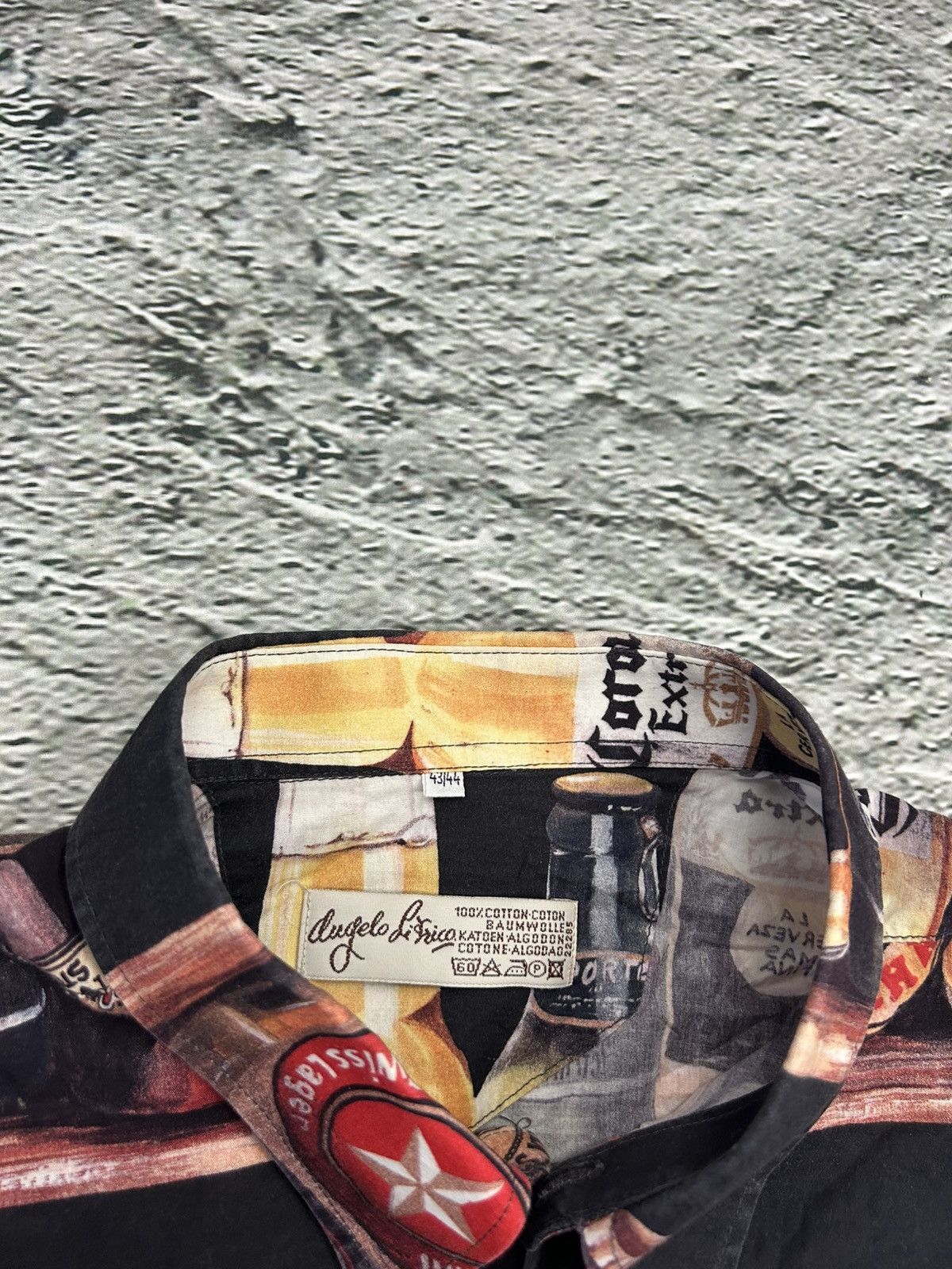 Angelo Litrico × Vintage Angelo Litrico Beer Shirt full print longsleeve button-up Size US XL / EU 56 / 4 - 2 Thumbnail