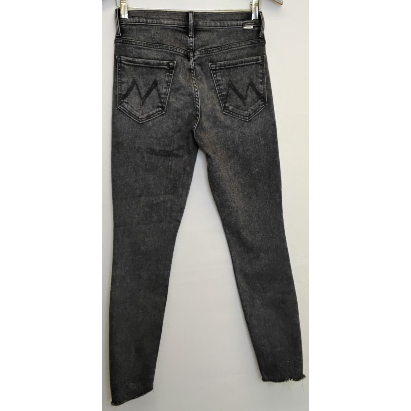 MOTHER Mother The Stunner Zip Ankle Step Fray Jeans 27" Train Stops Size 27" / US 4 / IT 40 - 3 Thumbnail