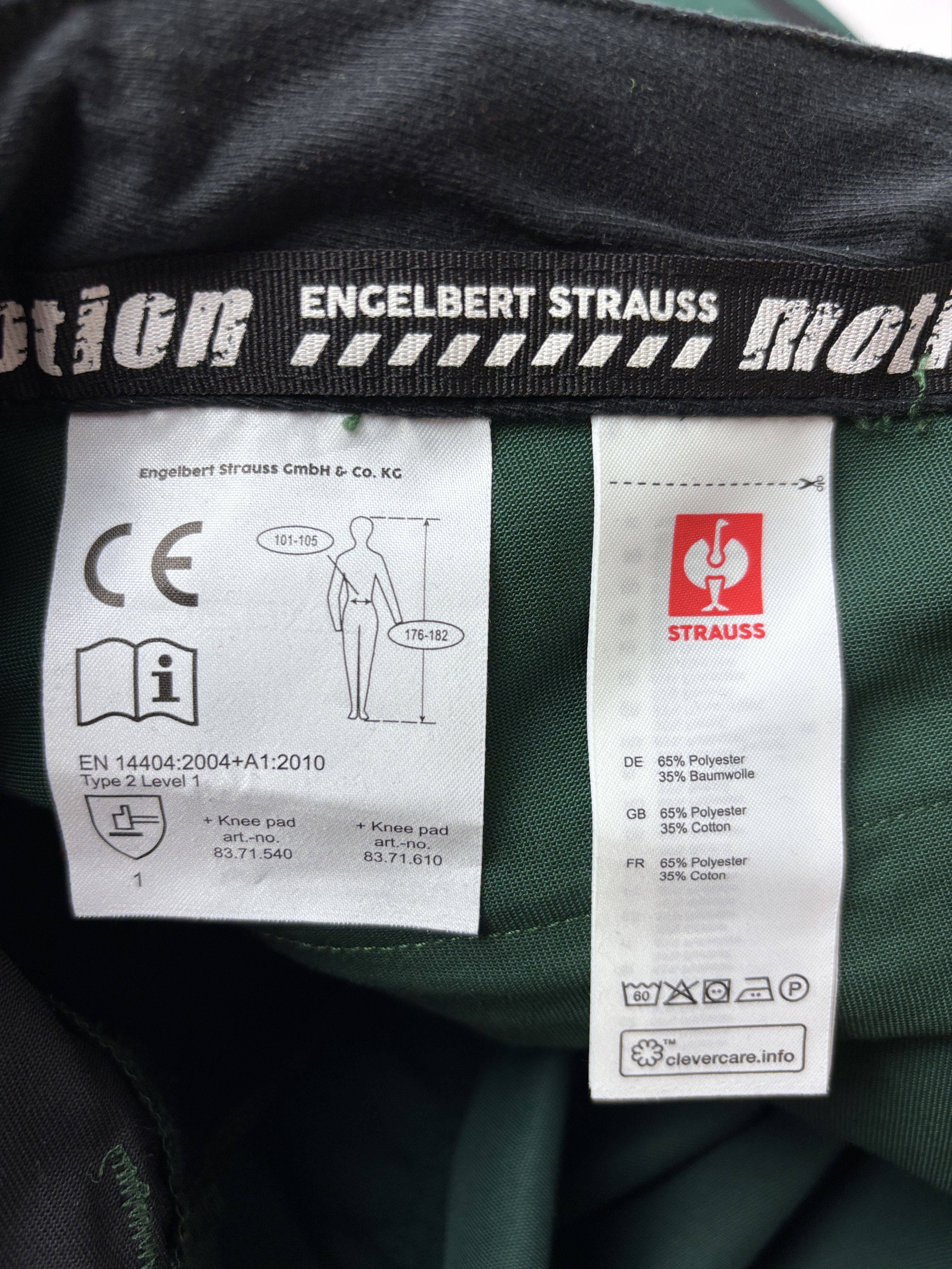 Other Engelbert Strauss Cordura Pants Work Wear Green Size EU 56 Size US 40 / EU 56 - 9 Thumbnail