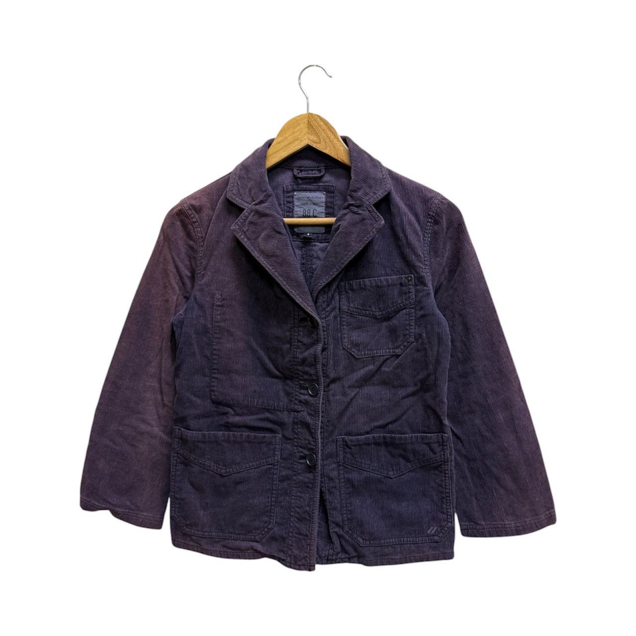 DKNY SUN FADED DKNY OPEN COLAR CUDROY COATS JACKET Size XS / US 0-2 / IT 36-38 - 1 Thumbnail