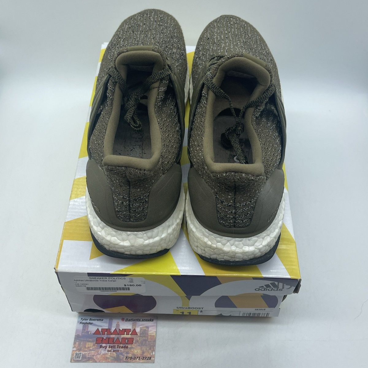 Adidas Ultra boost 3.0 trace olive Size US 11 / EU 44 - 6 Thumbnail