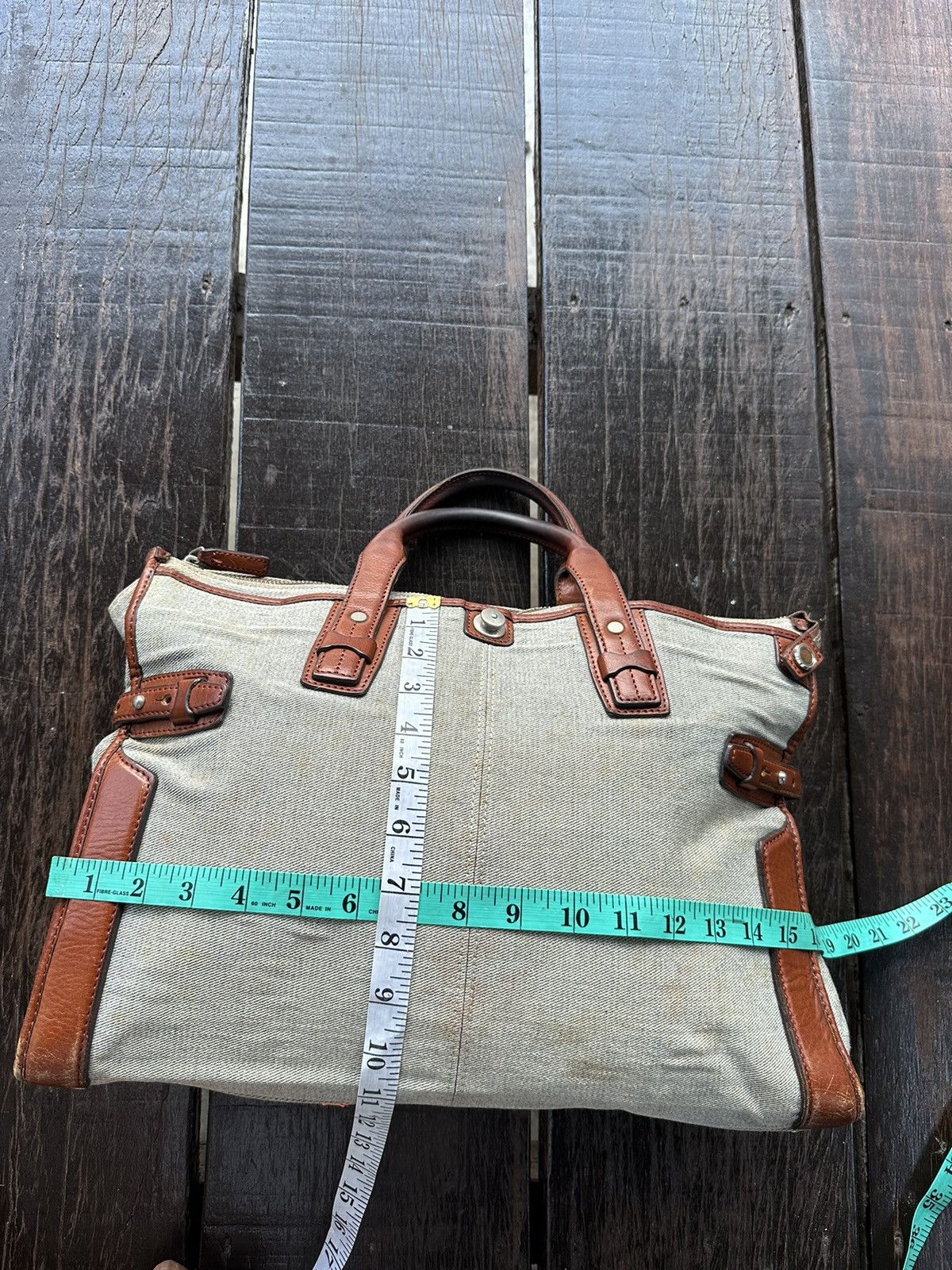 Japanese Brand × MasterPiece × Vintage Vintage master piece japan leather mesengger bag Size ONE SIZE - 14 Thumbnail