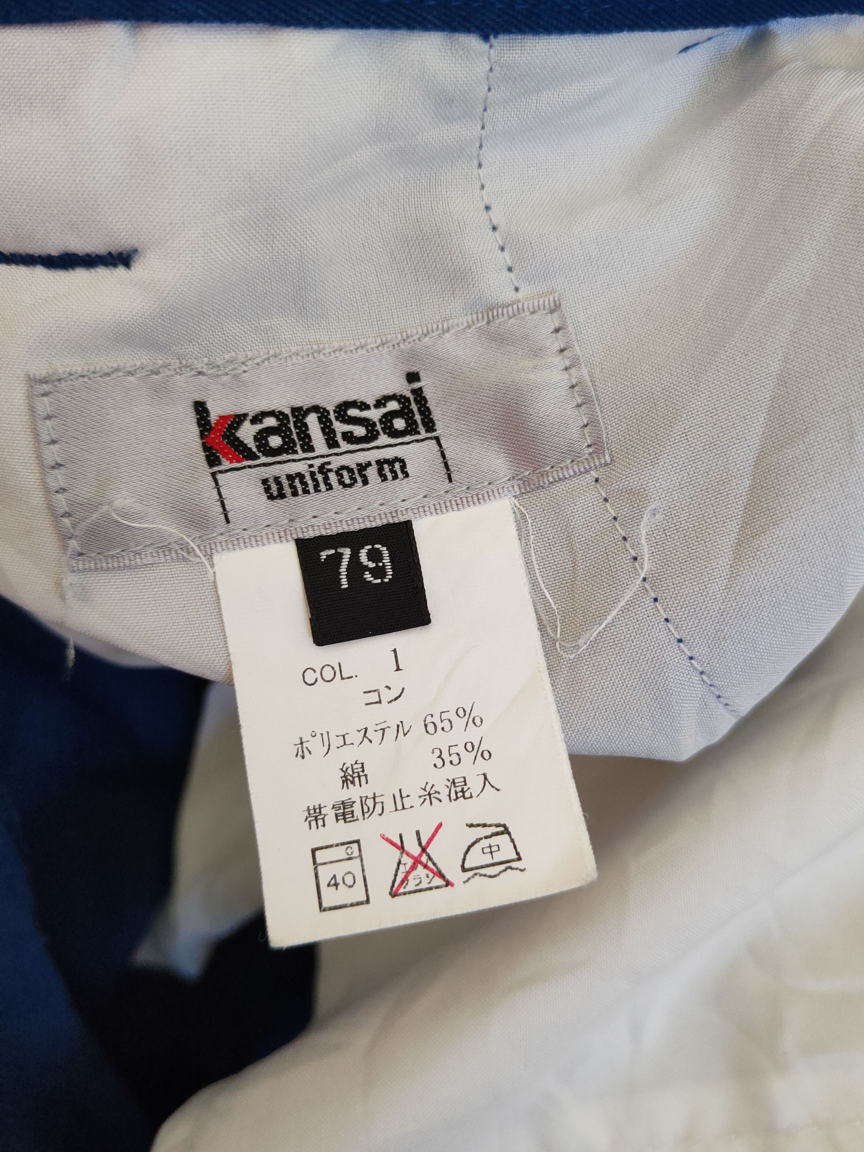 Japanese Brand Kansai Blue Multipocket Tactical Cargo Pants #S1816 Size US 30 / EU 46 - 15 Thumbnail