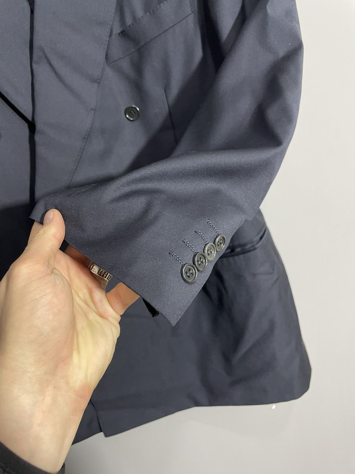 Canali Canali luxury double-breasted navy blue blazer size 56R Size 54R - 6 Thumbnail