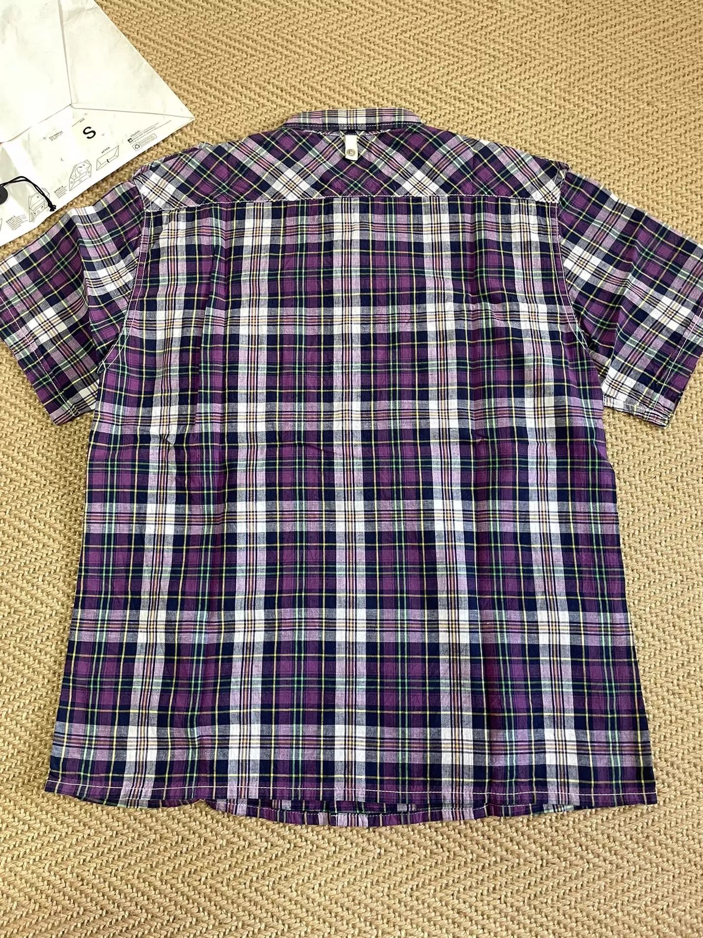 Visvim VISVIM PYLE CHECK Purple Check Shirt S Mint Complete Early Size US S / EU 44-46 / 1 - 2 Thumbnail