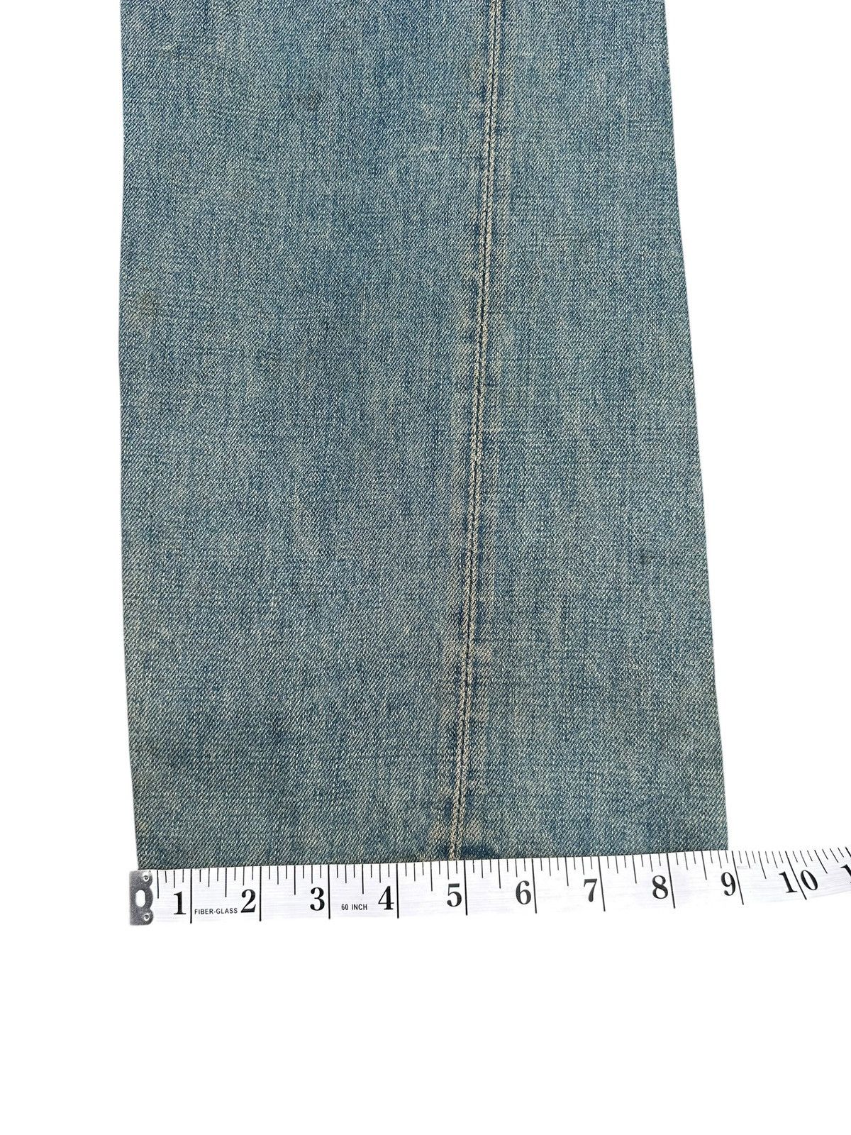 Kapital Buckle Back Vintage Levis Big E Selvedge Rusty Denim Jeans Size US 32 / EU 48 - 24 Thumbnail