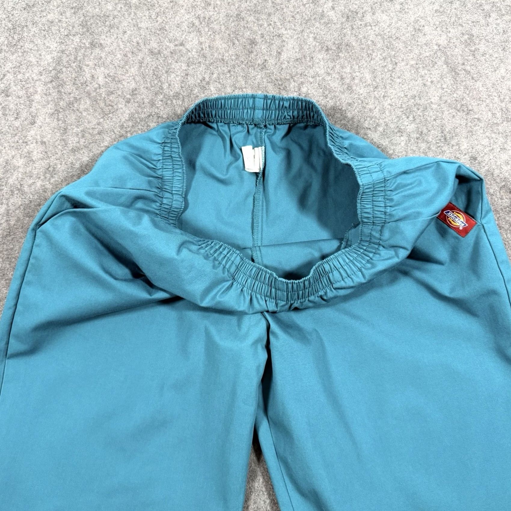 Dickies Dickies Elastic Waist Scrub Pants Women Sz Medium (Actual 31x29.5) Teal Green Size 32" / US 10 / IT 46 - 7 Thumbnail