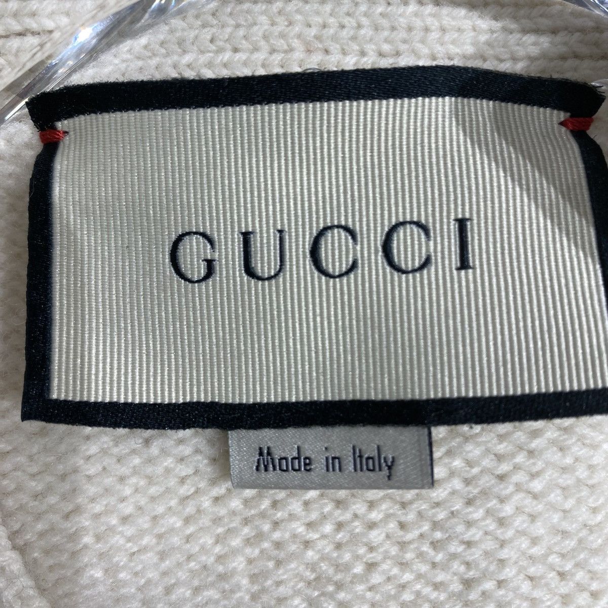 Gucci Gucci Off-white Wool Knitted Cardigan K26WX Size XS / US 0-2 / IT 36-38 - 5 Thumbnail