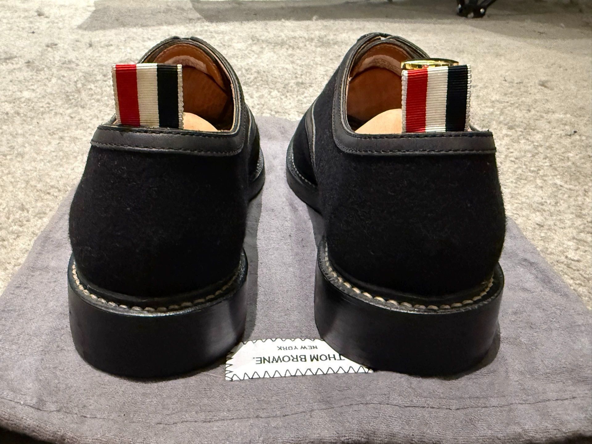 Thom Browne Thom Browne Rare Black Wooden Sole Derby US8 Size US 8 / EU 41 - 4 Thumbnail