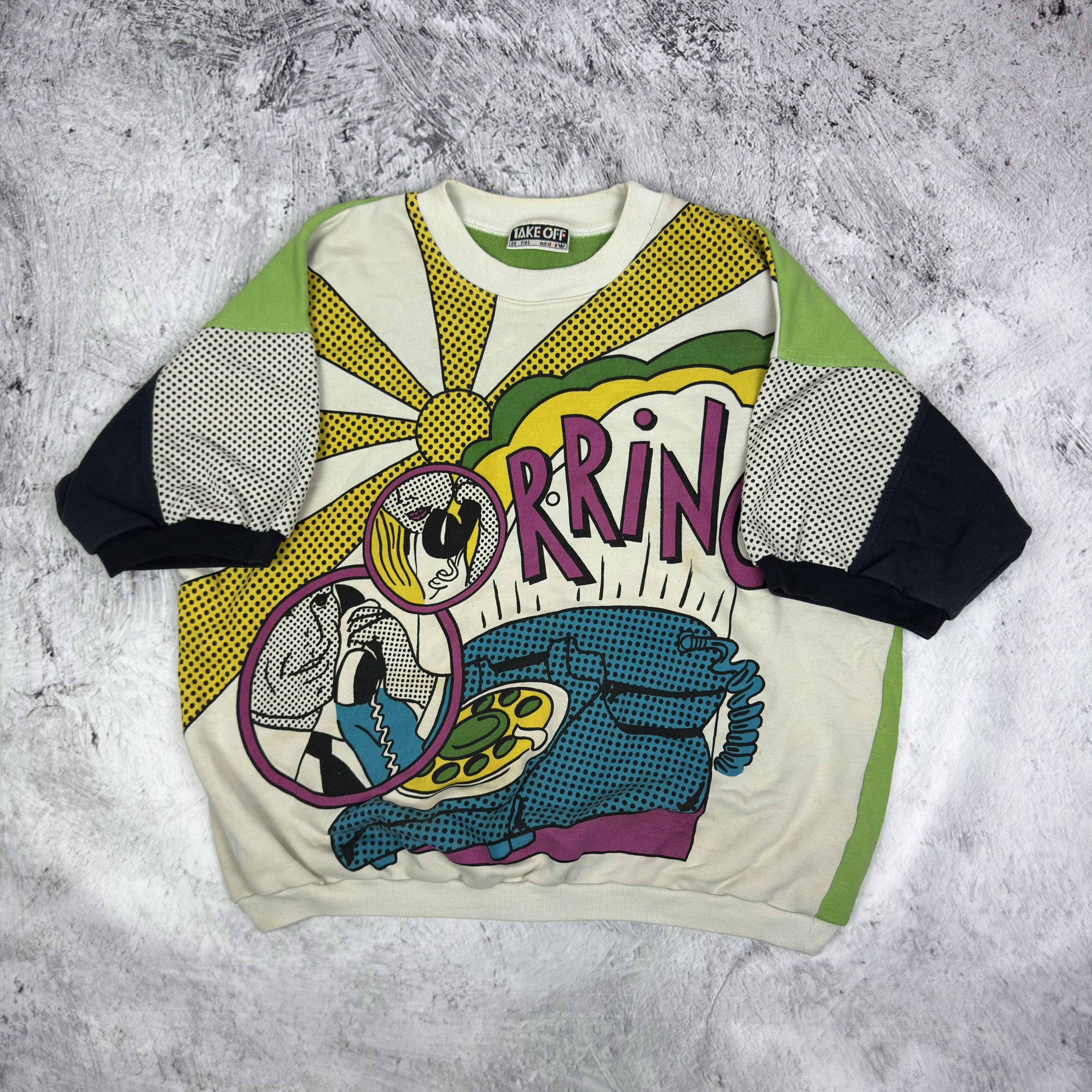 Adidas Adidas Take Off Multicolor Pullover Knit Sweatshirt M Size US M / EU 48-50 / 2 - 2 Thumbnail