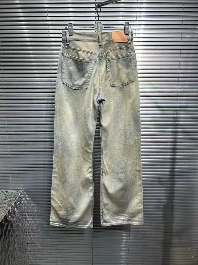 Acne Studios acne studios Light blue yellow mud made old jeans 2503-Next Size US 32 / EU 48 - 2 Thumbnail