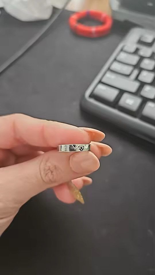 Other 2pcs Cute Cat Dog Animal Couple Ring Size ONE SIZE - 6 Thumbnail
