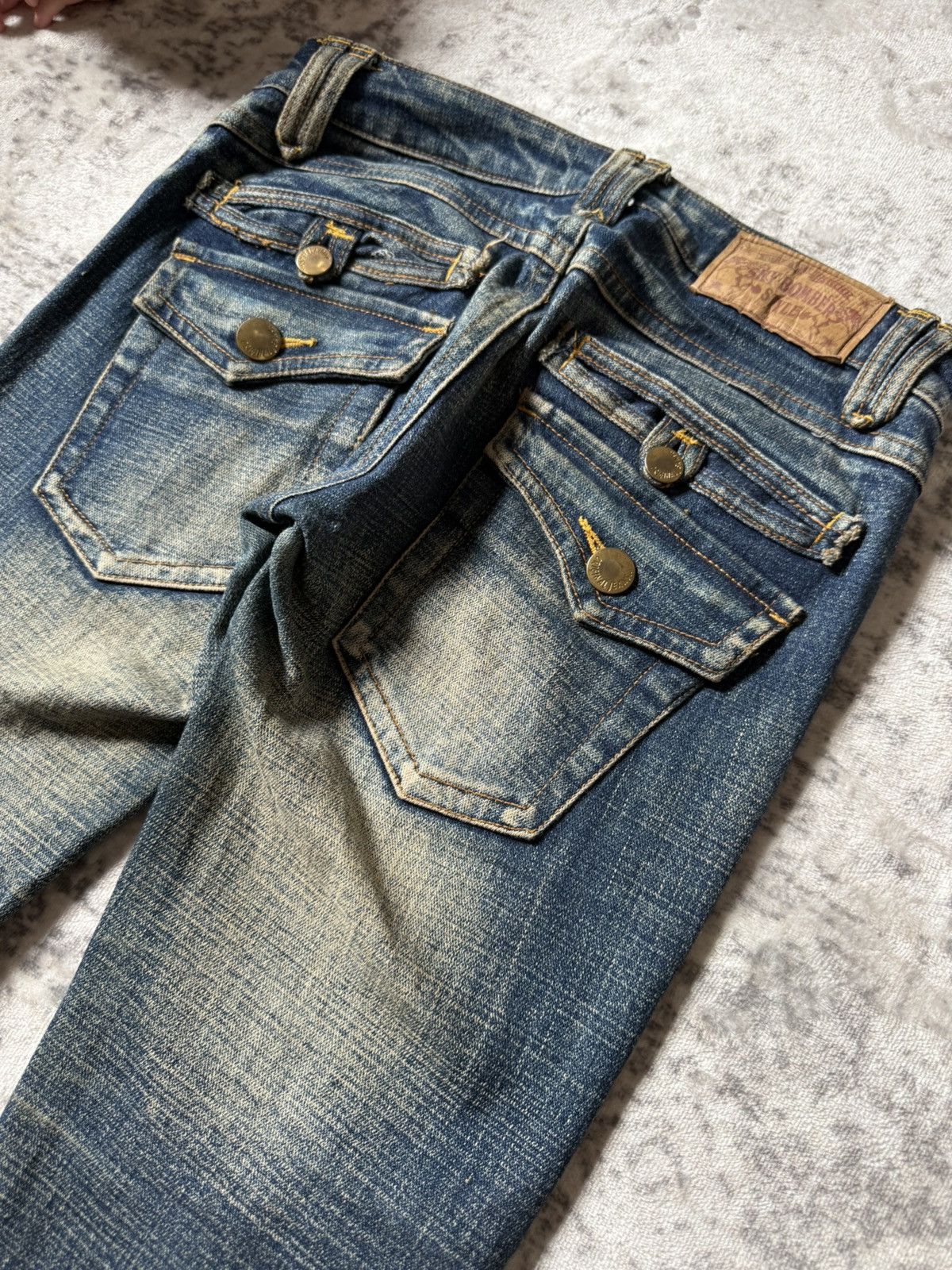 Hysteric Glamour Sky Bomber Japan Mud Wash Flared Jeans Size US 28 / EU 44 - 12 Thumbnail